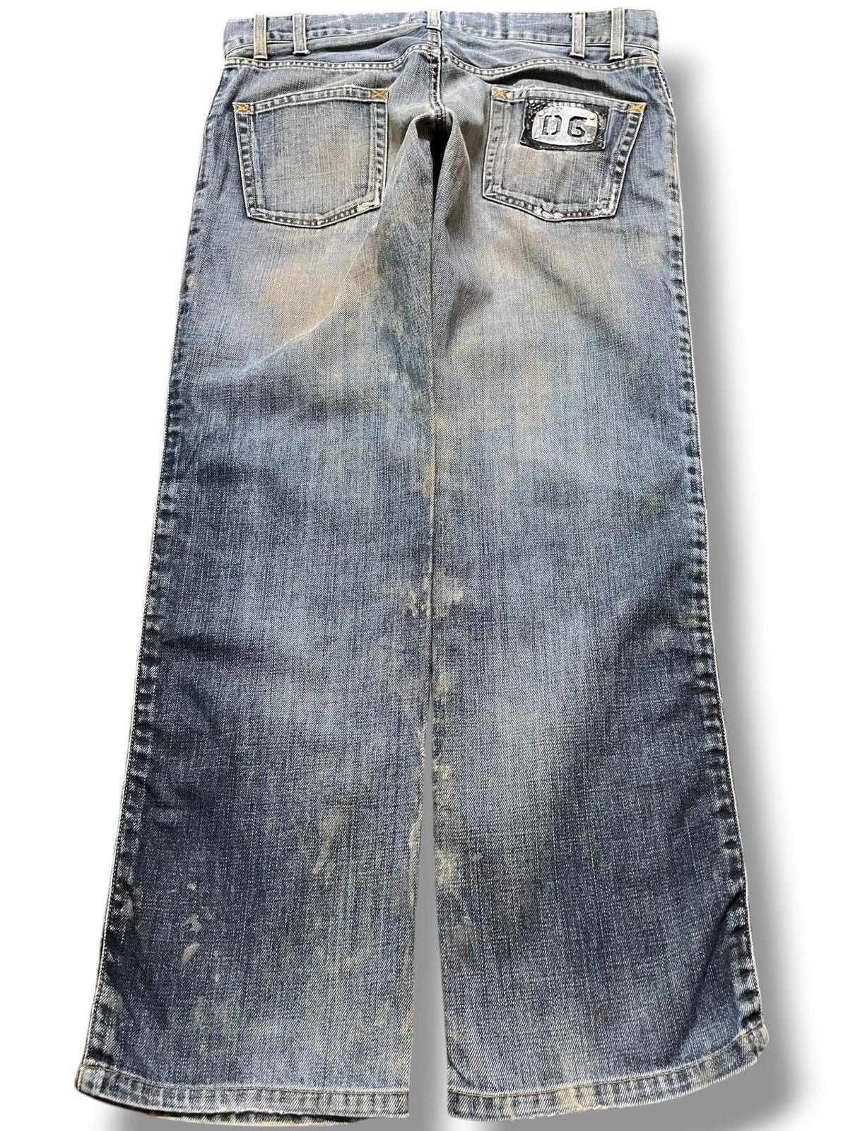 Vintage Dolce&Gabbana Mudwash Straight Leg Denim