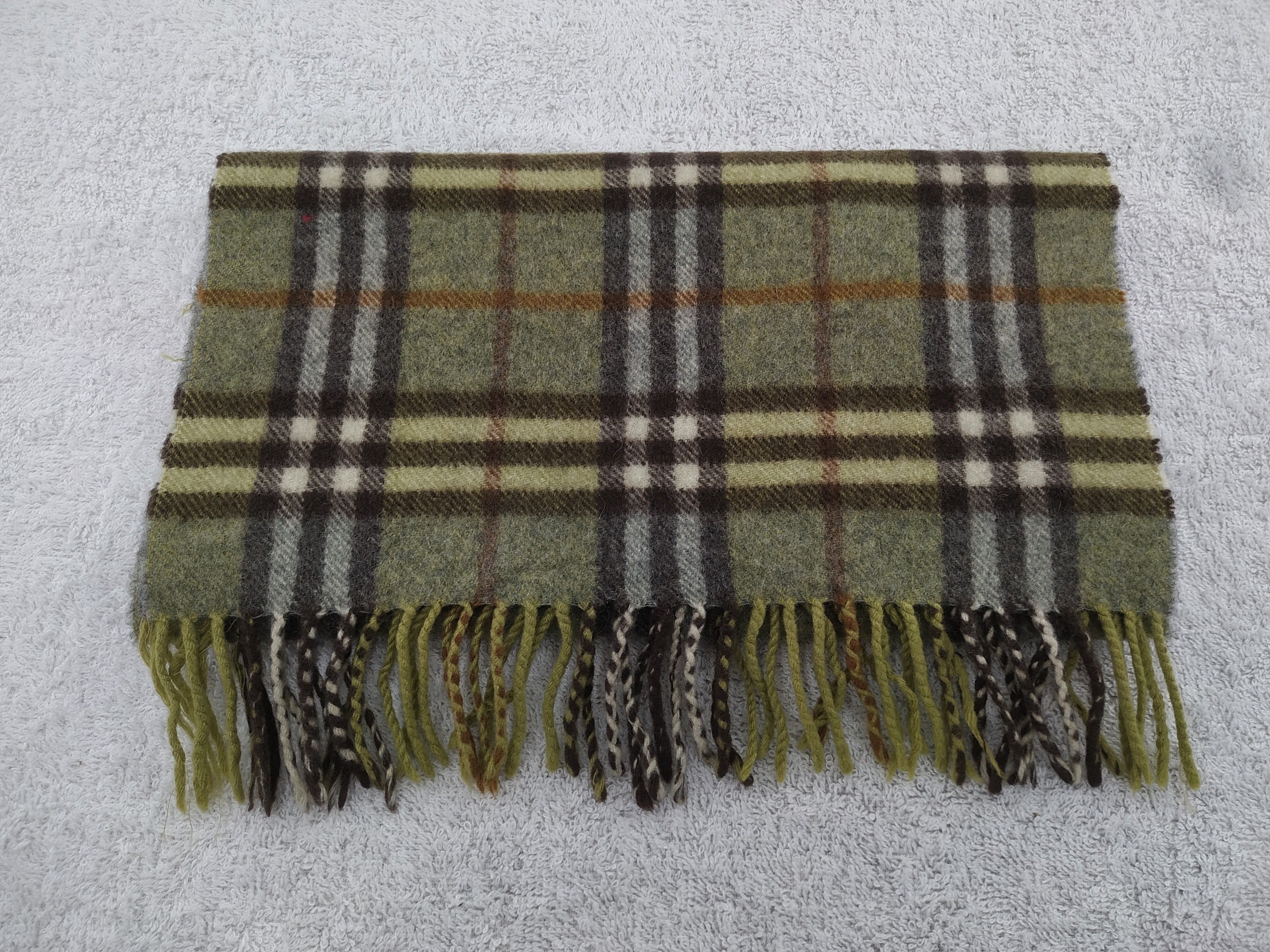 Burberry × Vintage Burberry Scarf / Muffler / Neckwear - WW566 Size ONE SIZE - 3 Thumbnail
