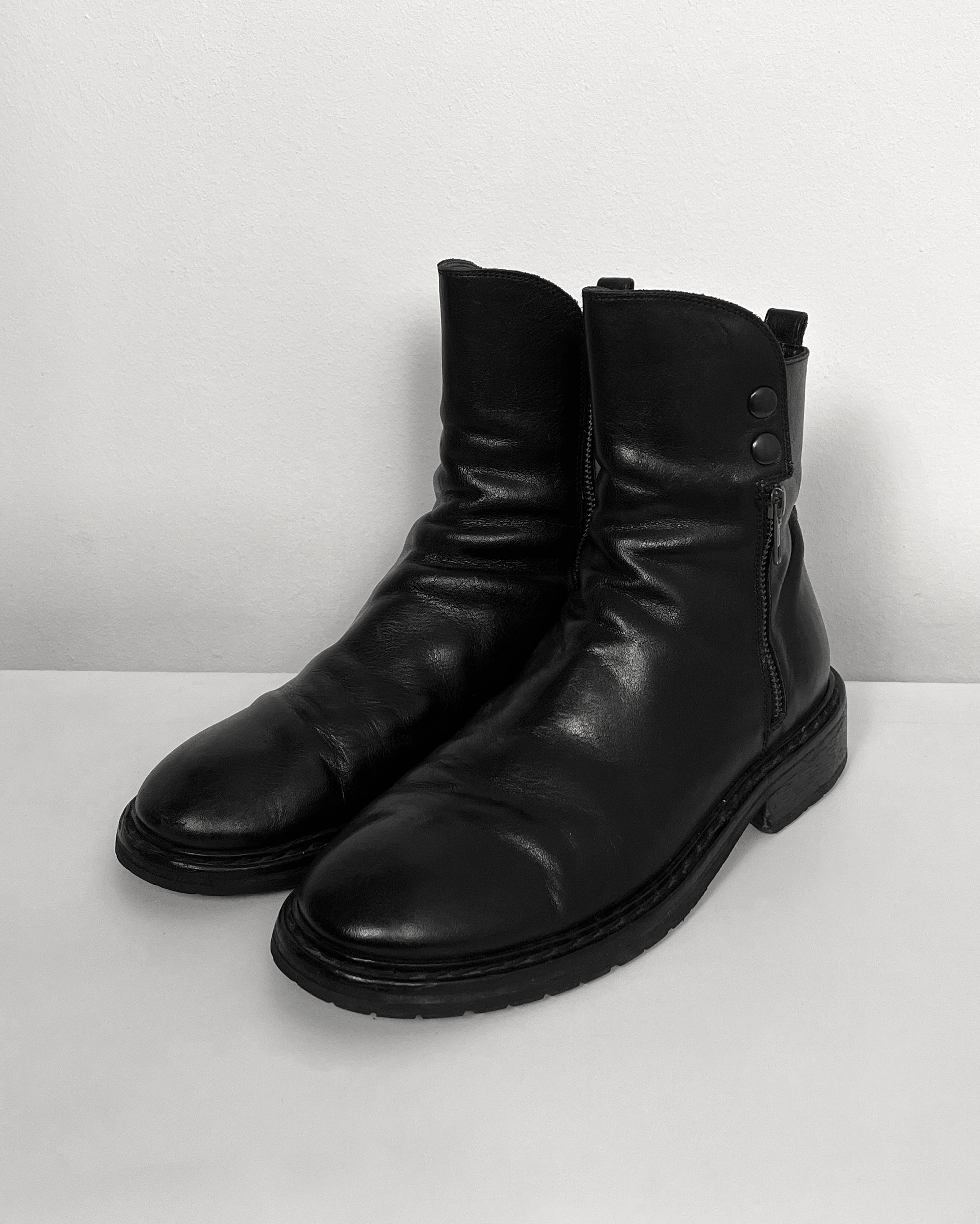 Ann Demeulemeester Ann Demeulemeester Biker Boots Size US 5.5 / EU 38 - 6 Thumbnail