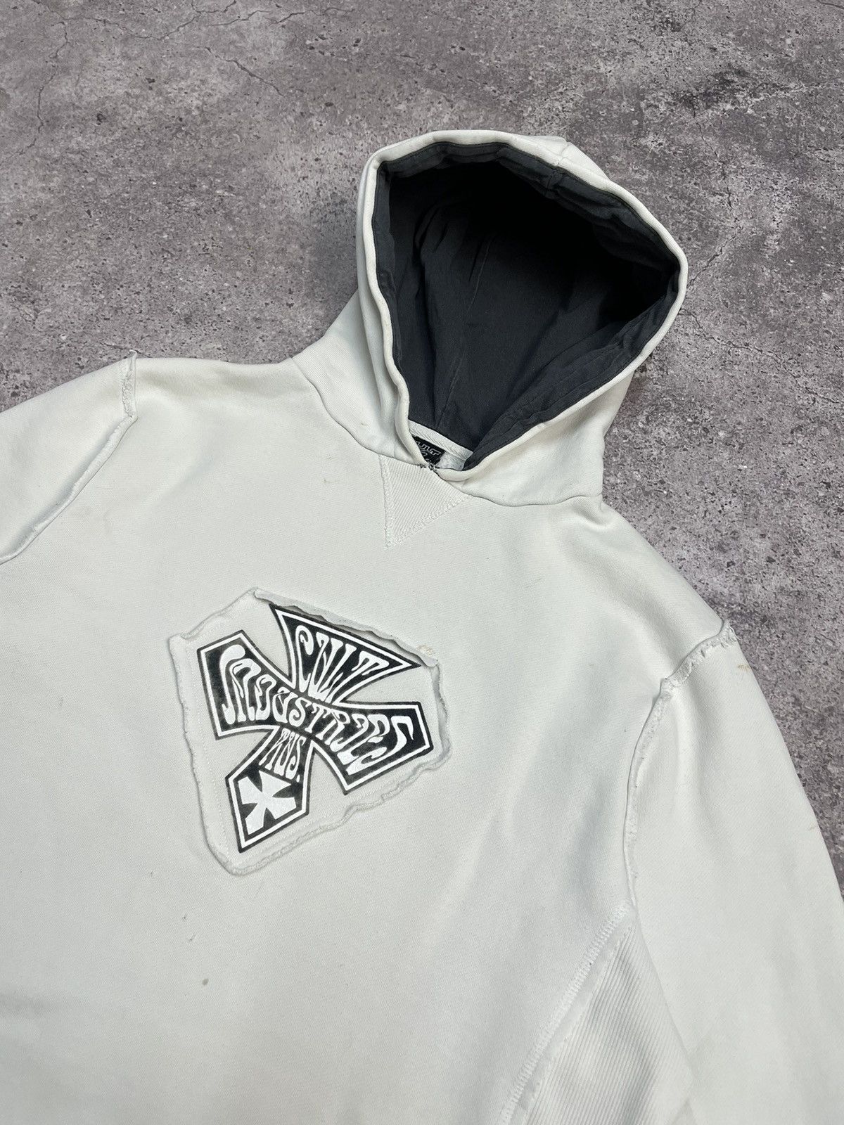 Vintage Vintage Cult affliction y2k Faded Effect Hoodie Opium Style Size US L / EU 52-54 / 3 - 5 Thumbnail