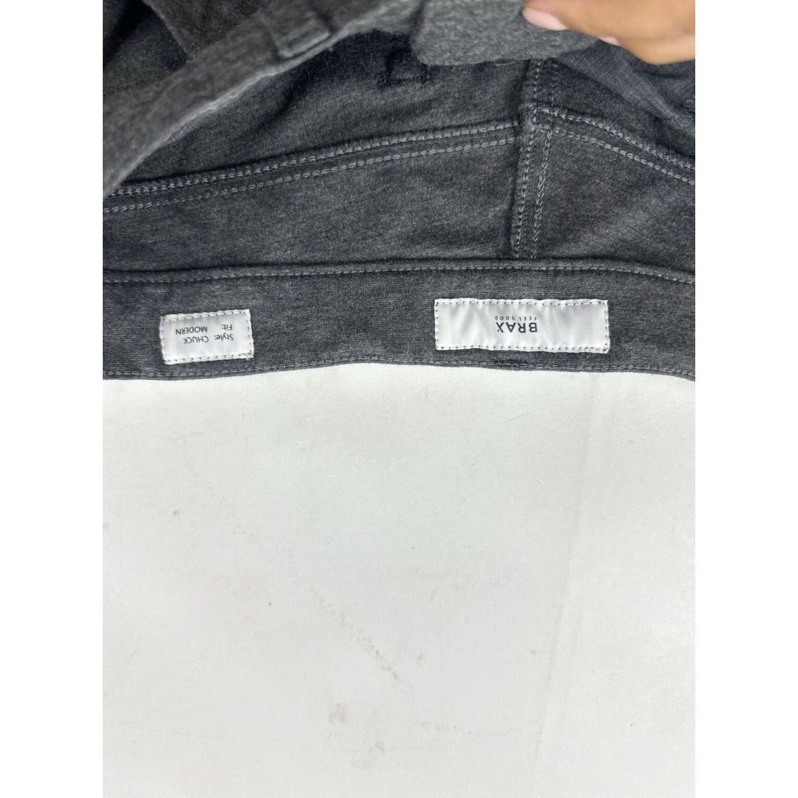 BRAX BRAX Men's Gray Ankle Pants 31x31 Regular Fit Preppy City College Size US 31 - 3 Thumbnail