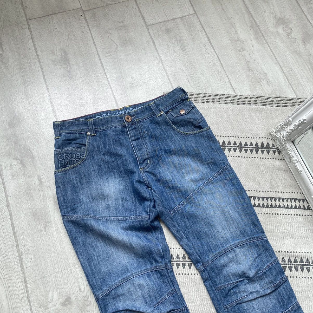 If Six Was Nine Vintage 2000s Avant-garde If Six Was Nine style Denim pants Size US 32 / EU 48 - 3 Thumbnail