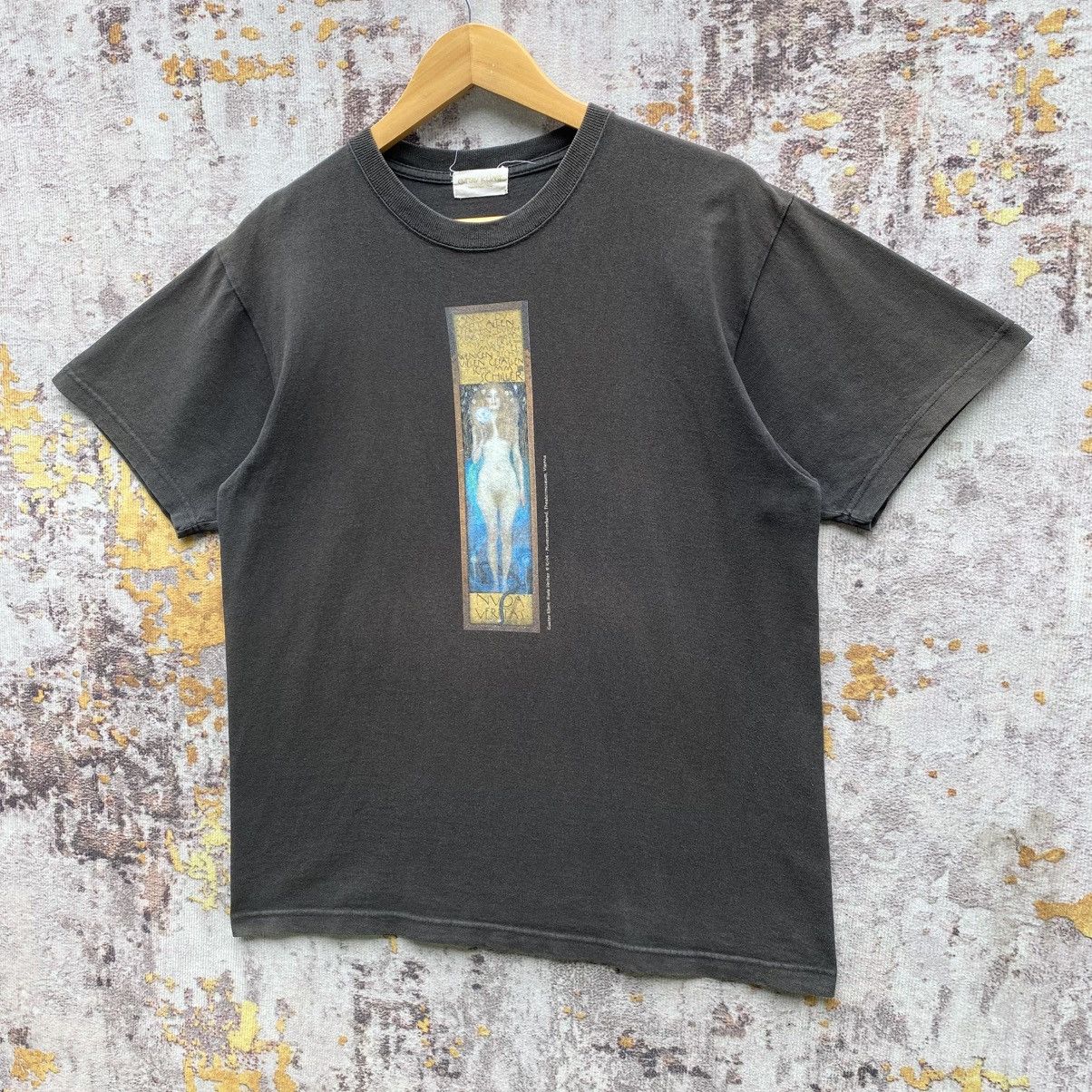 Arts & Science Vintage Gustav Klimt Nuda Veritas Art Tee Vienna Japan 1900 Size US M / EU 48-50 / 2 - 3 Thumbnail