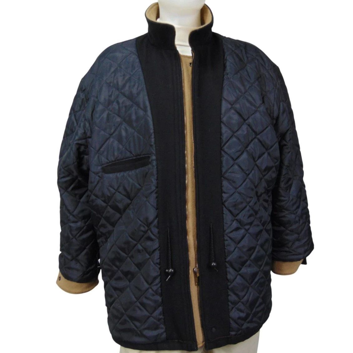 Schott Schott NYC Wool Hunting Jacket Made in USA Black Size 52 Size US XXL / EU 58 / 5 - 14 Thumbnail