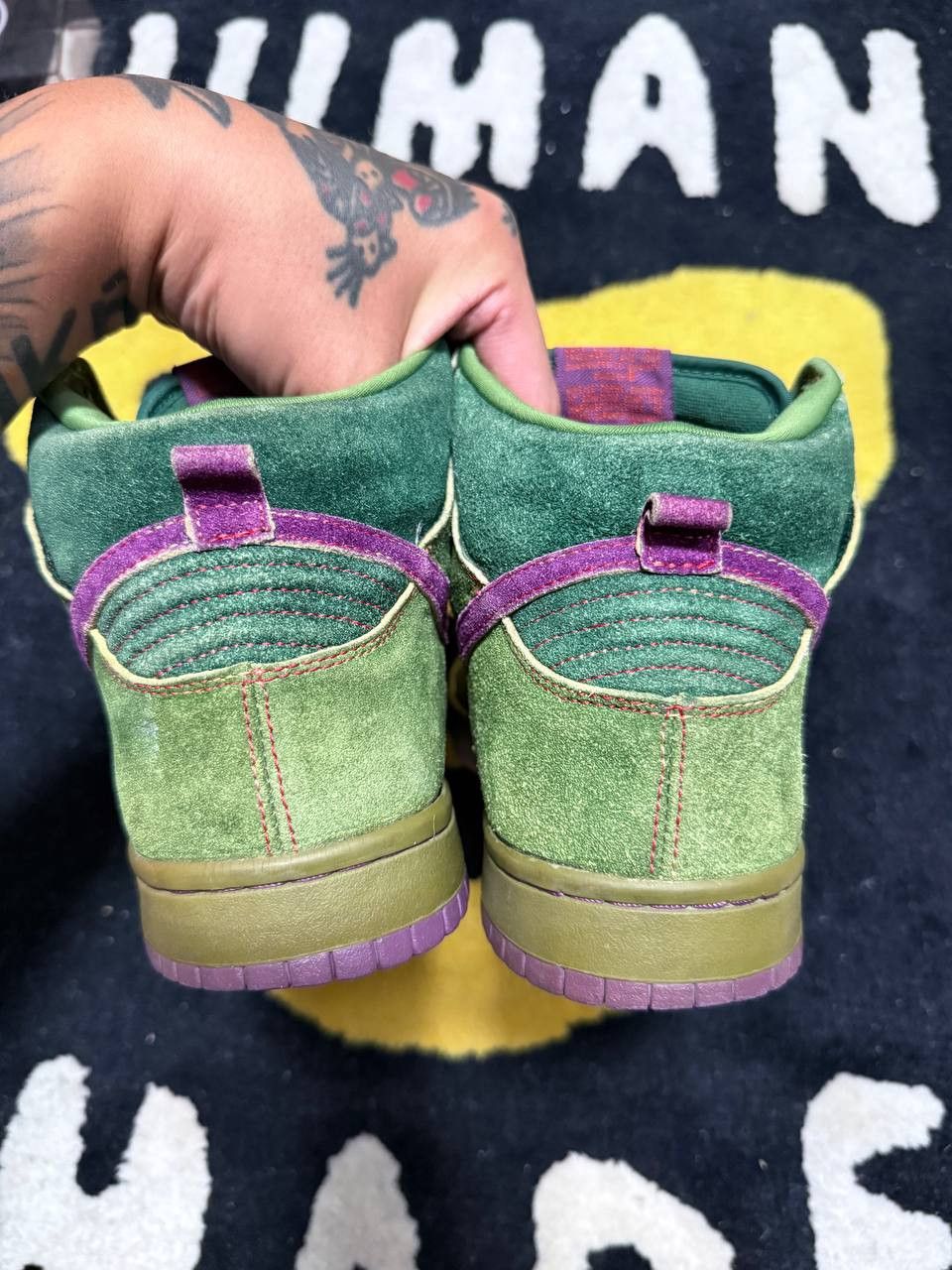 Nike Nike SB Dunk High Skunk 420 (2010) 313171-300 Size US 10 / EU 43 - 5 Thumbnail