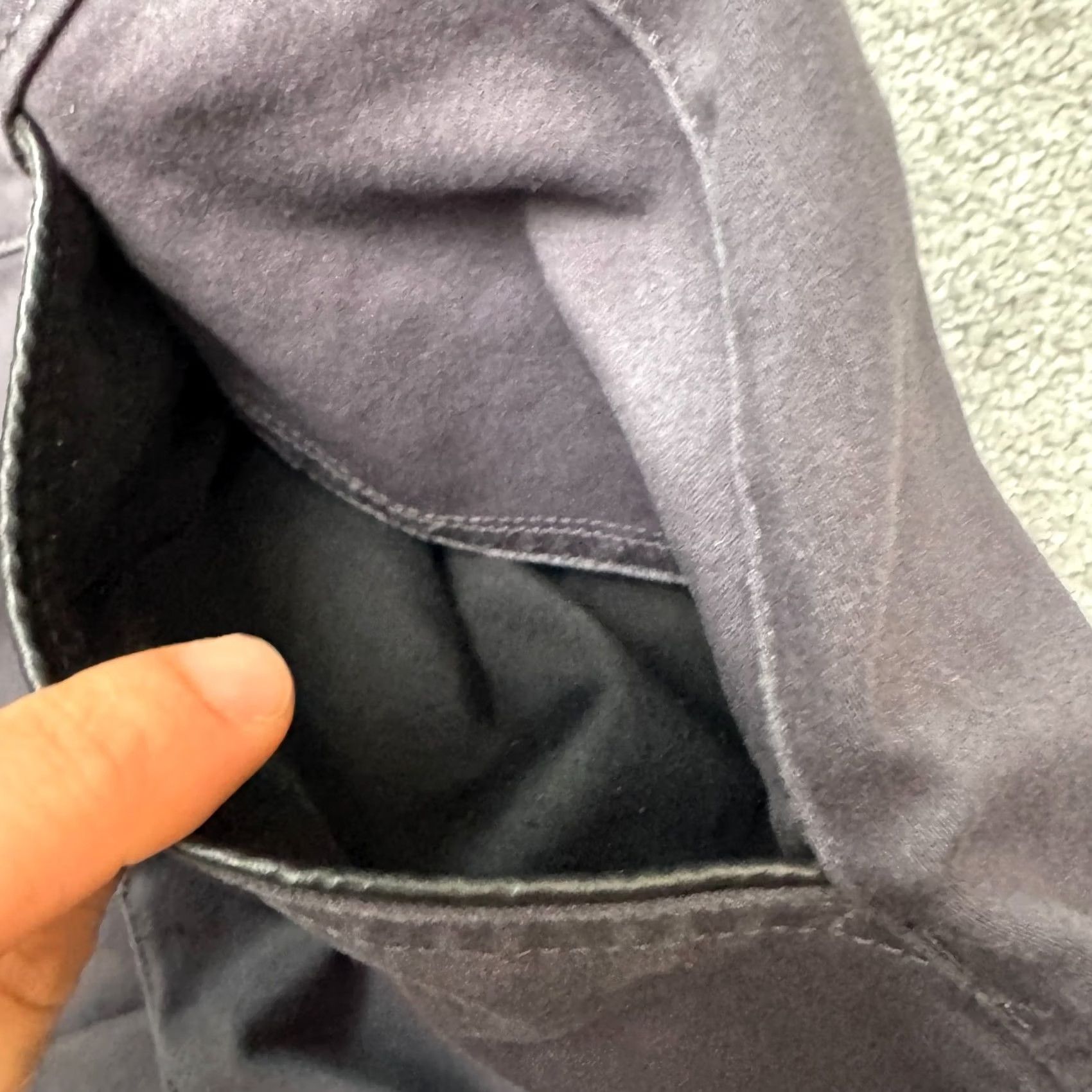 Vintage G Fried-Denim Slim Chino Pants Mens 34x30 Gray Straight Leg Denim Front Flat Front Casual Workwear Size US 34 / EU 50 - 6 Thumbnail