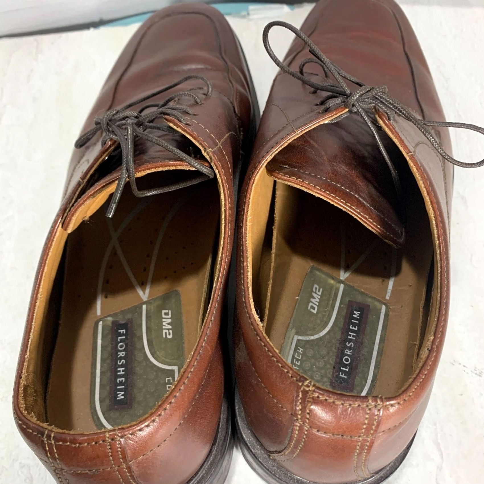 Florsheim Florsheim DM2 Comfortech Oxford Mens 9.5D Brown Leather Lace Up 18291-03 Size US 10 / EU 43 - 6 Thumbnail