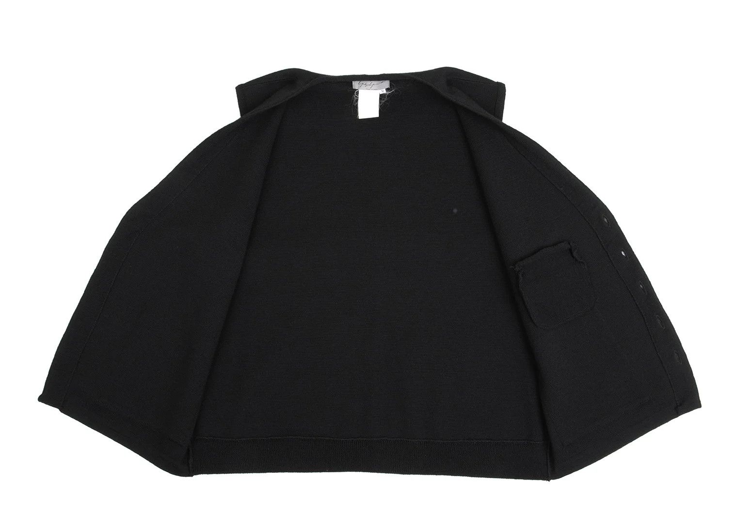 Yohji Yamamoto Yohji Yamamoto Wool Knit Vest Black M Size US M / EU 48-50 / 2 - 9 Thumbnail