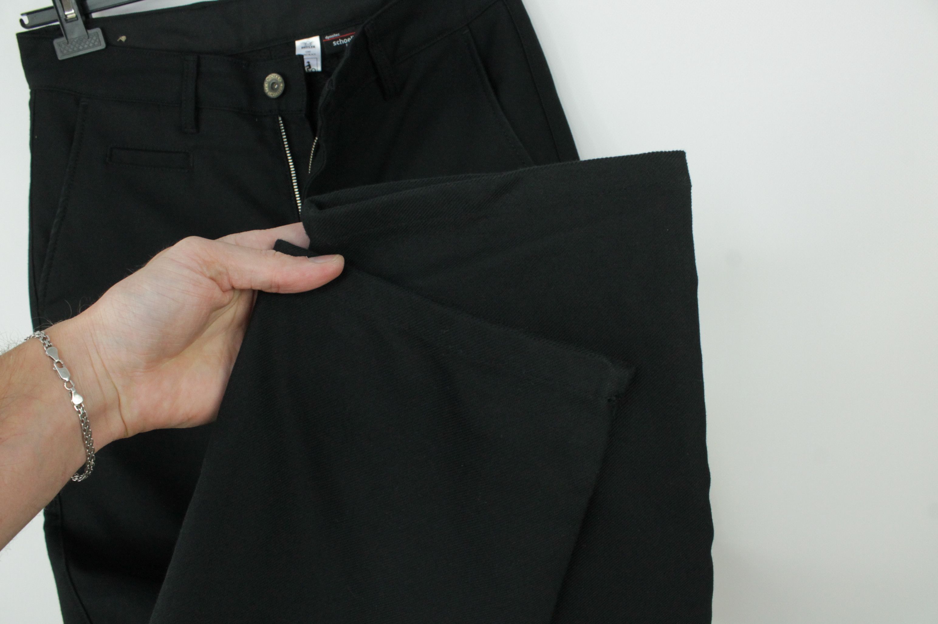 THE ROKKER COMPANY Rokker 1040 Chino Black Motorcycle Trousers Pants Size US 30 / EU 46 - 6 Thumbnail