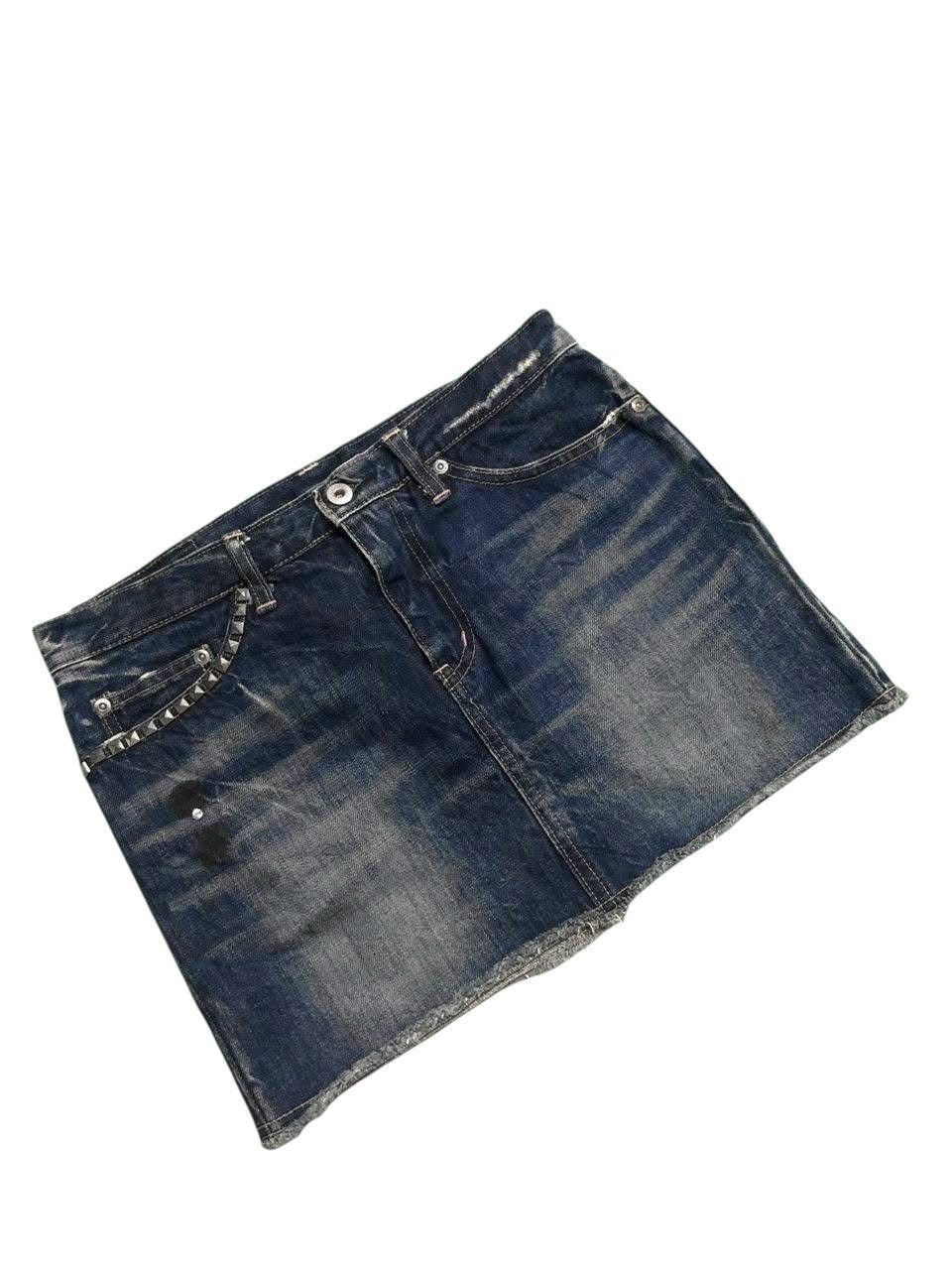 Hysteric Glamour 🔥HYSTERIC GLAMOUR DENIM MINI SKIRTS Size 30" / US 8 / IT 44 - 2 Thumbnail