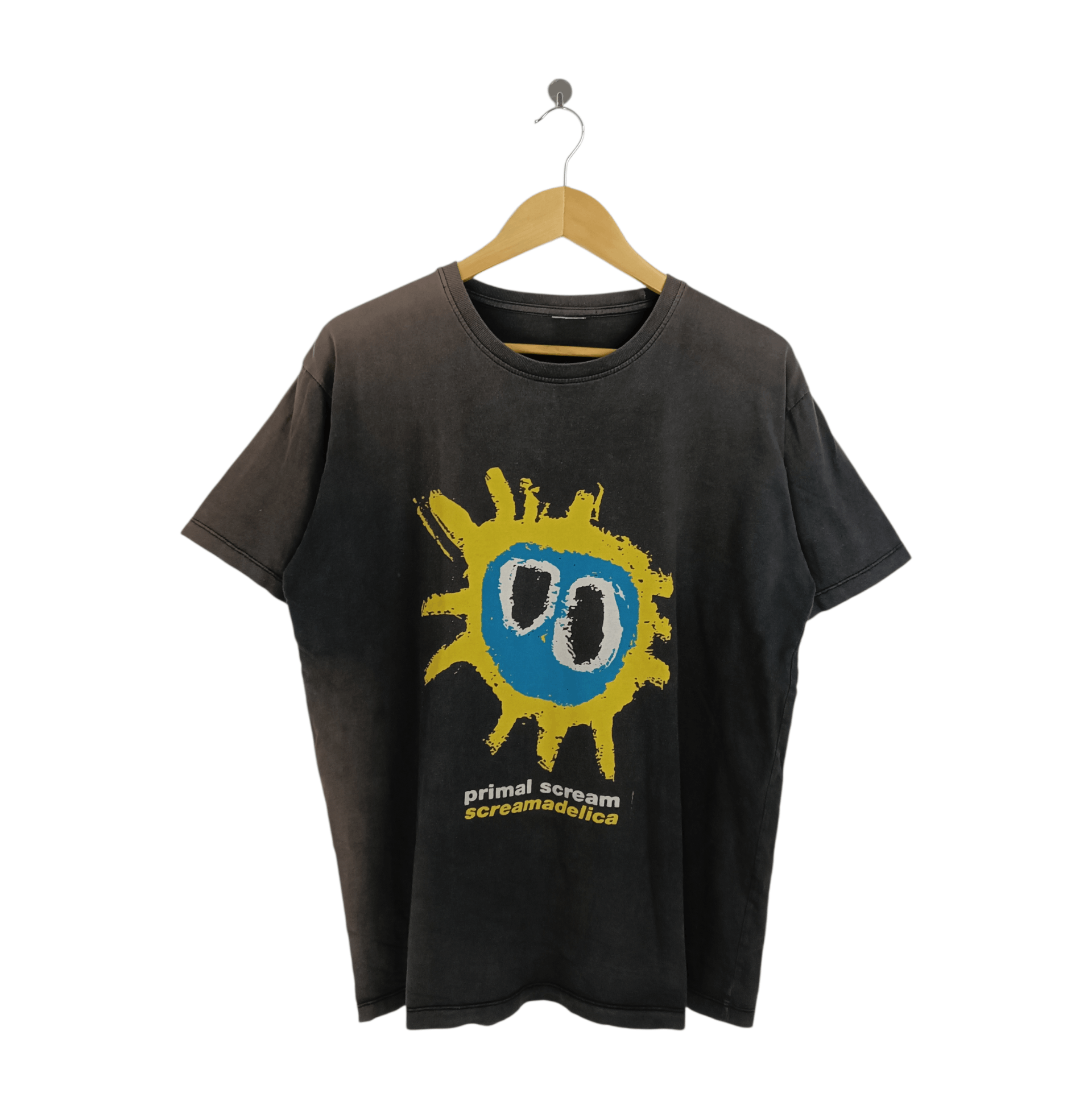 Band Tees VINTAGE FADED Y2K PRIMAL SCREAM SCREAMADELICA VERY RARE Size US L / EU 52-54 / 3 - 1 Thumbnail