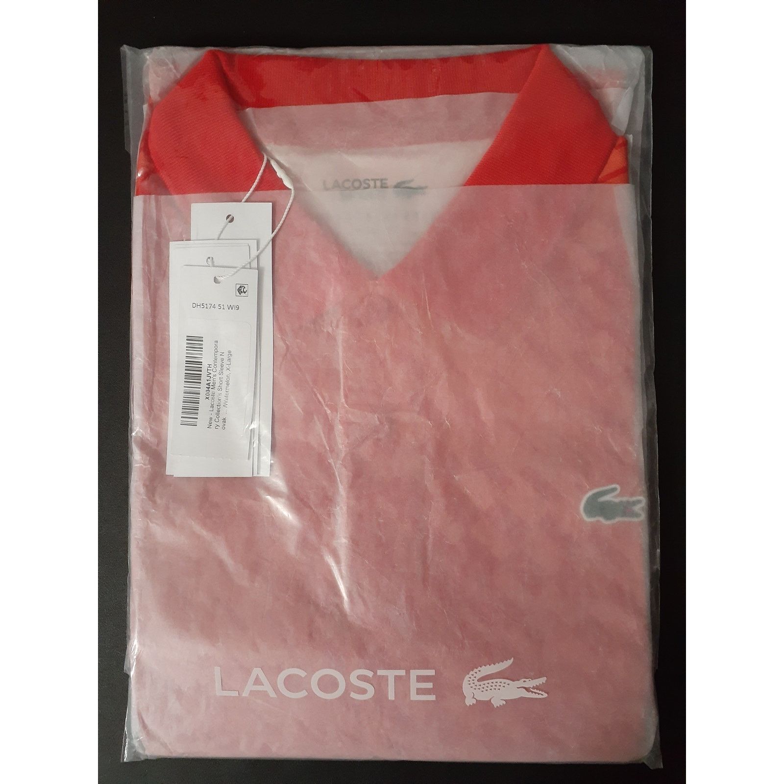Lacoste Lacoste Mens Novak Djokovic Sport Ultra Dry Polo Shirt XL Size US XL / EU 56 / 4 - 2 Thumbnail