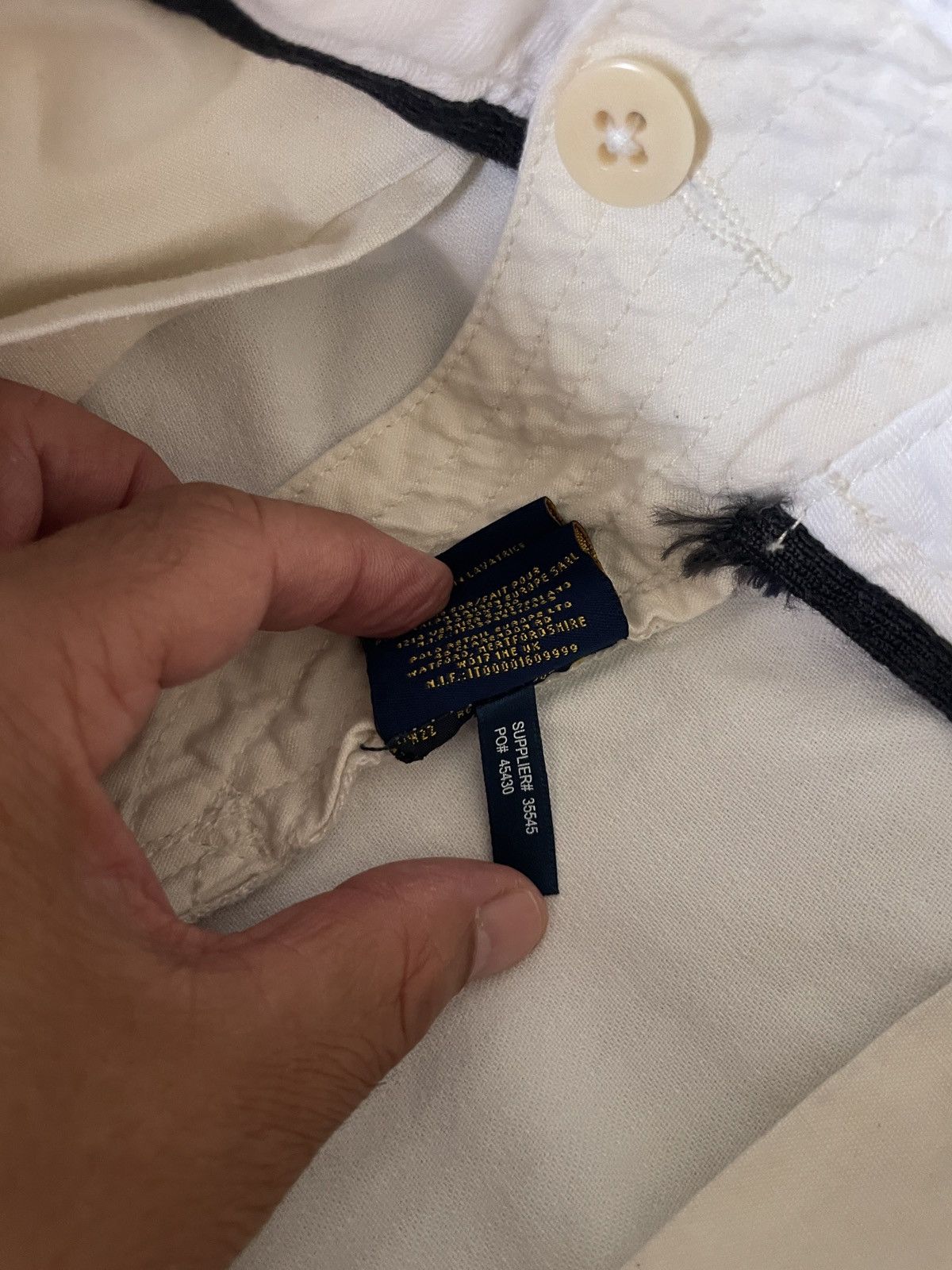 Rugby Ralph Lauren Cargo style shorts w/ Black piping down the sides Size US 30 / EU 46 - 15 Thumbnail