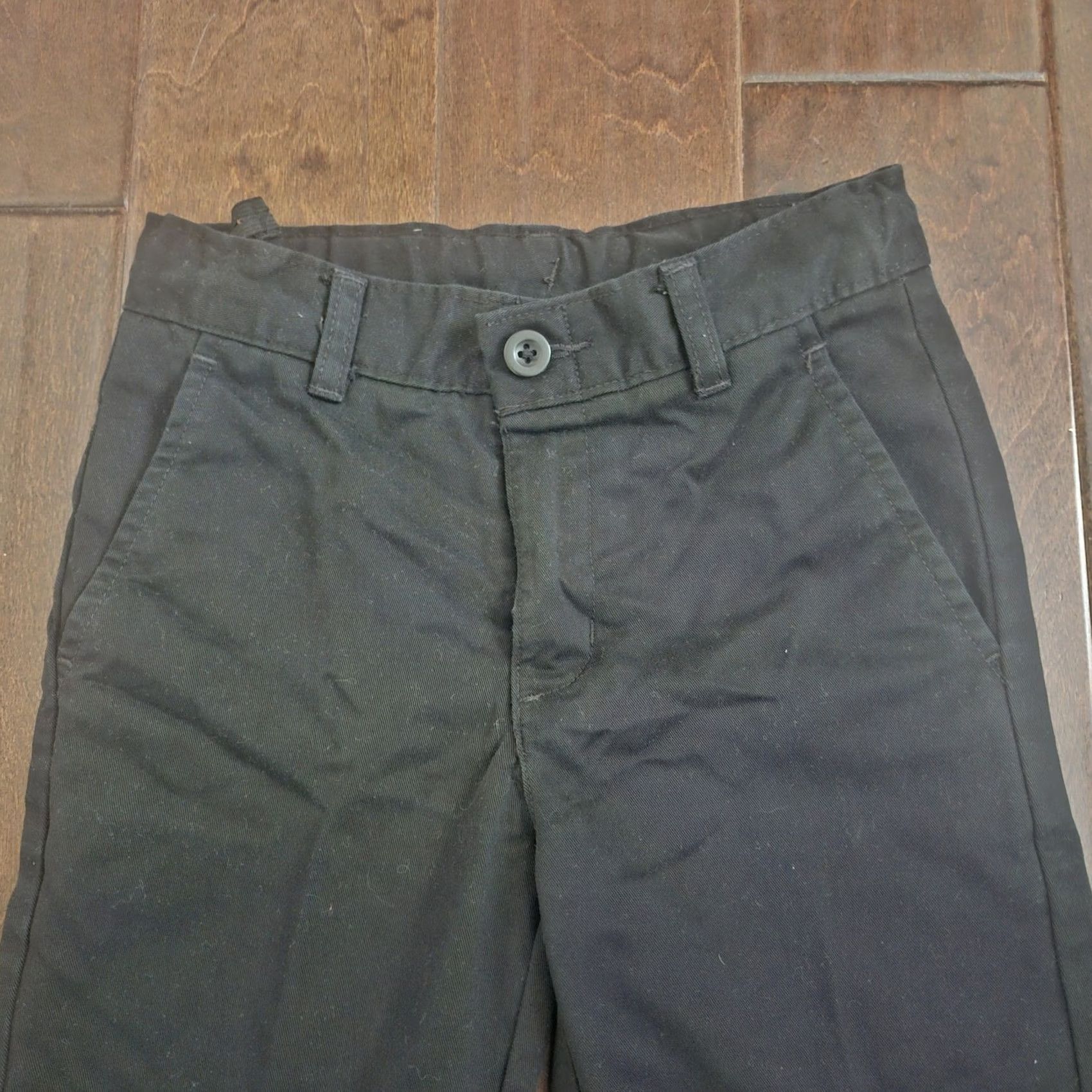 Izod IZOD Womens Black Chino Pants Size 8 Stretch Slim Fit Casual Work Size 30" / US 8 / IT 44 - 5 Thumbnail