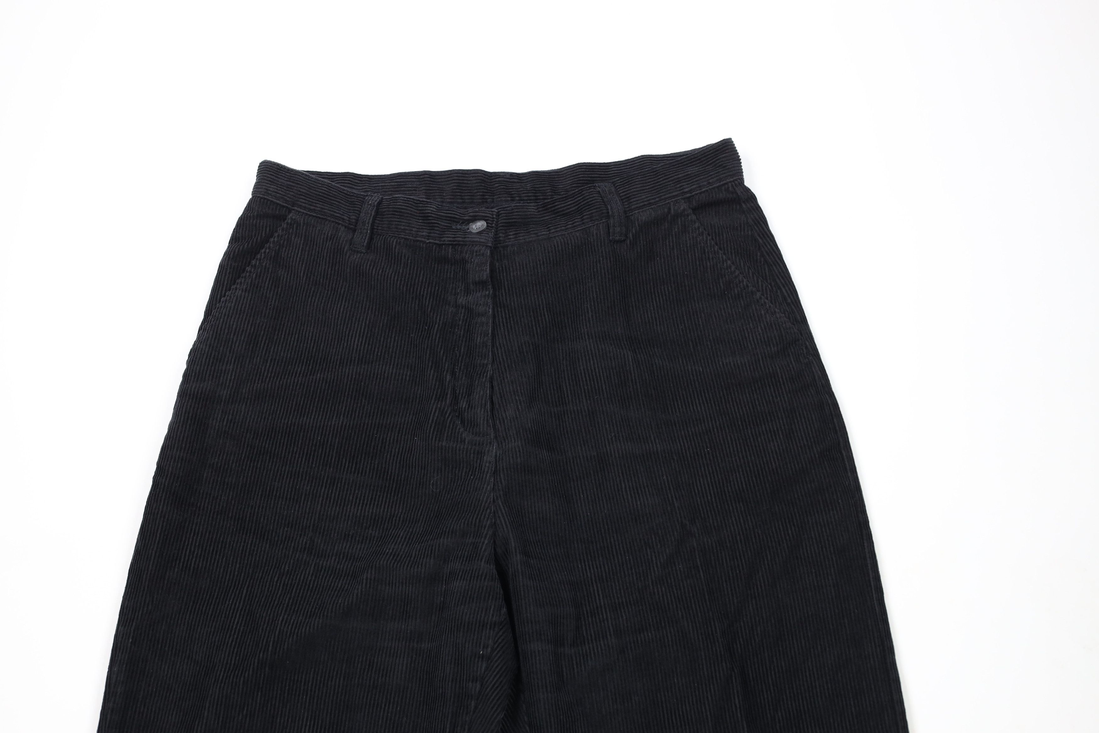 Vintage × Woolrich Woolen Mills Vintage 90s Woolrich Tapered Leg Corduroy Pants Black Size 36" / US 14 / IT 50 - 2 Thumbnail