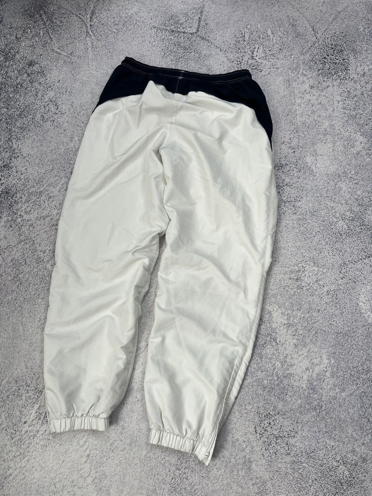 Lacoste × Vintage Vintage Lacoste White Nylon Track Pants Y2K Drill Style Rare Size US 38 / EU 54 - 20 Thumbnail