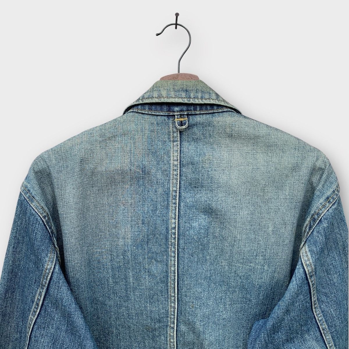 Uniqlo VINTAGE DISTRESSED UNIQLO DETROIT DENIM WORK JACKET Size US L / EU 52-54 / 3 - 6 Thumbnail