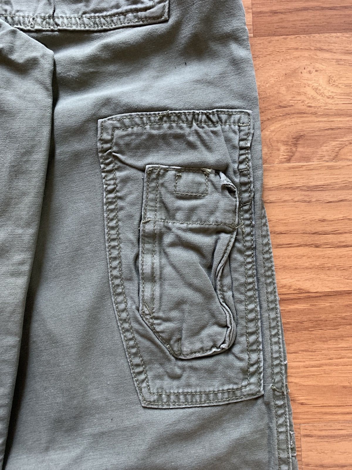 Abercrombie & Fitch × Vintage Vintage Abercrombie Military Cargo Pants Size US 28 / EU 44 - 8 Thumbnail