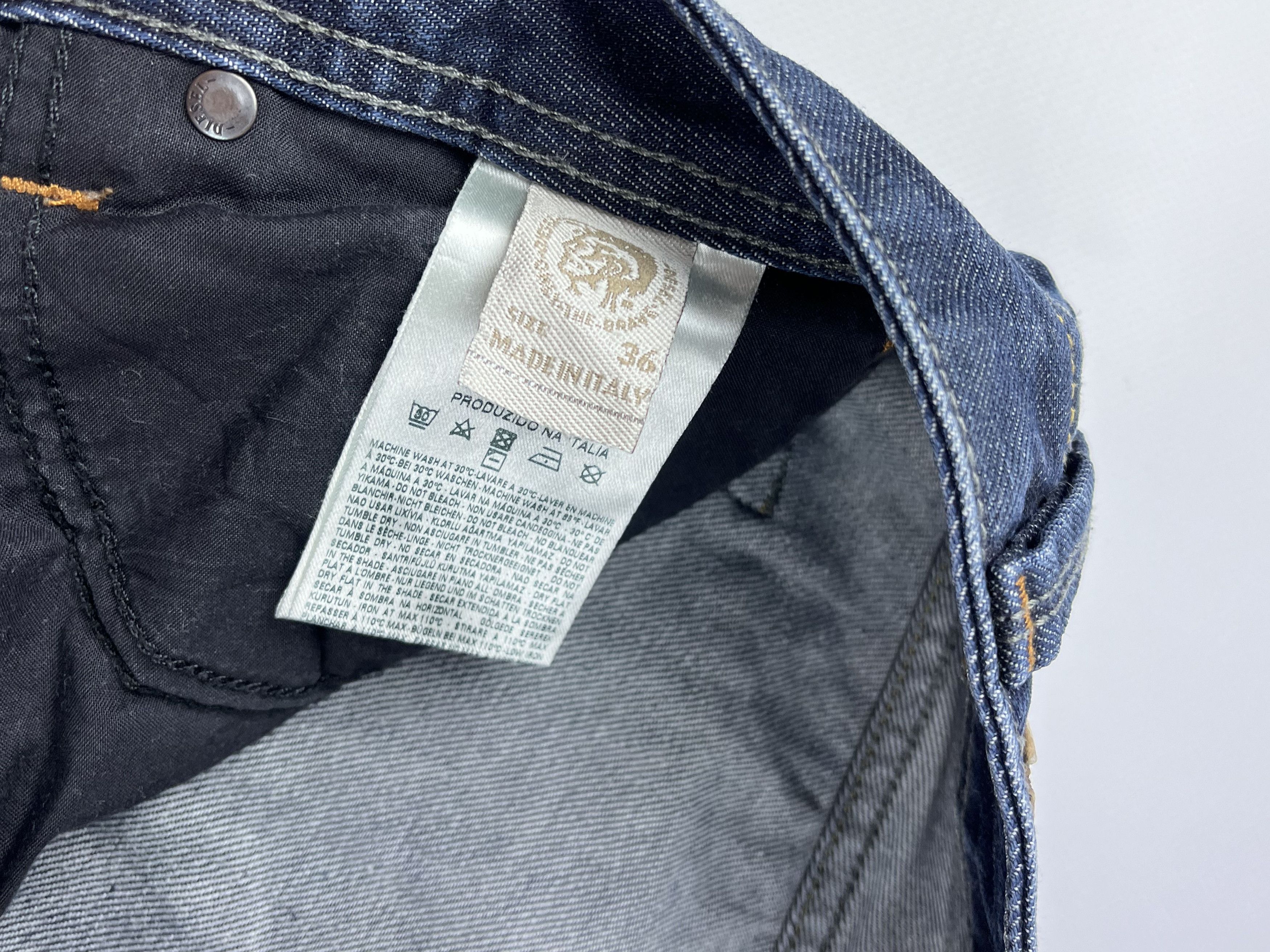 Diesel × Vintage Rare Diesel Baggy Jeans Made in Italy Size US 36 / EU 52 - 9 Thumbnail