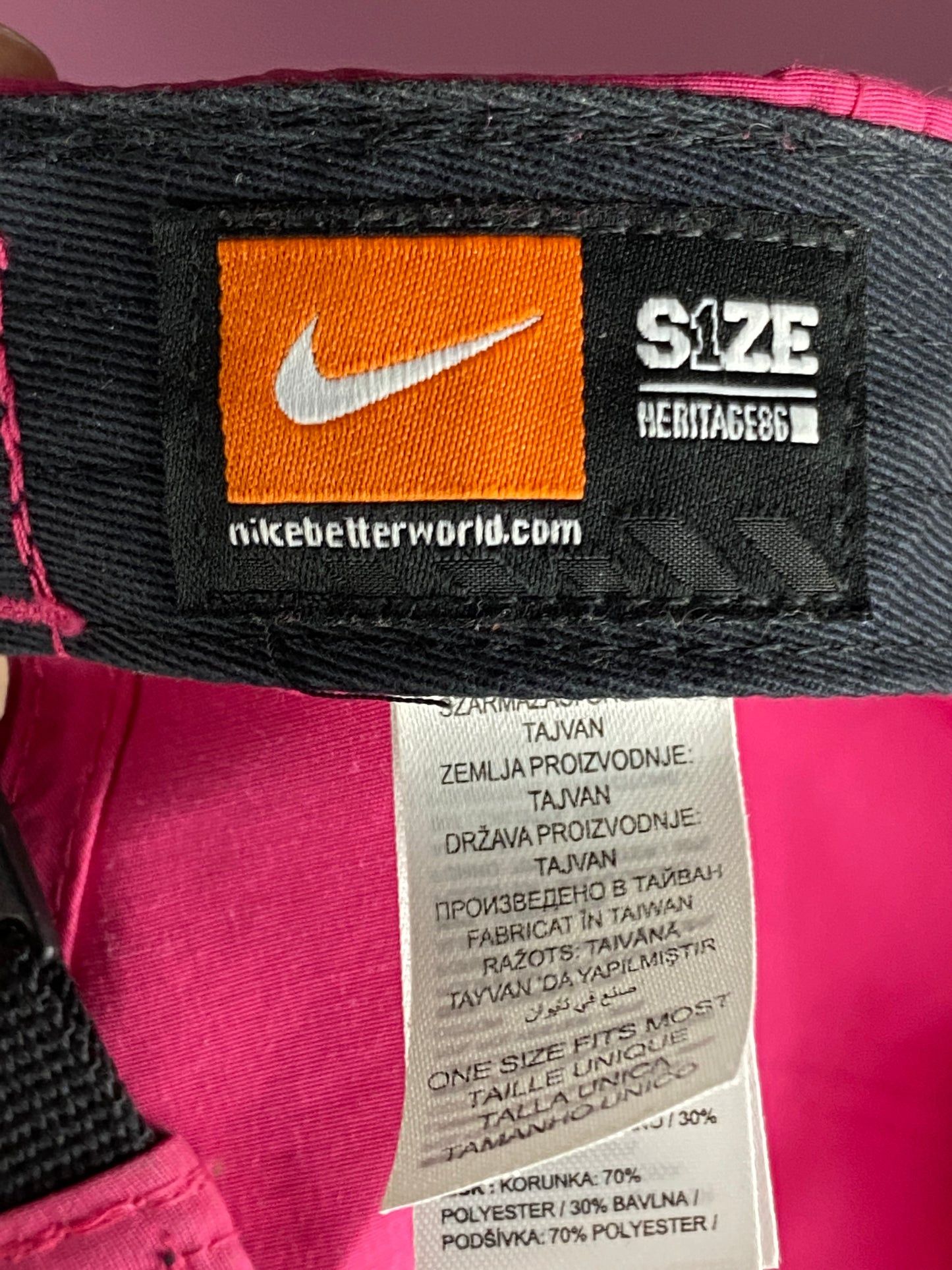 Nike × Vintage Nike Vintage Women's Metal Swoosh Cap - OS Size ONE SIZE - 4 Thumbnail
