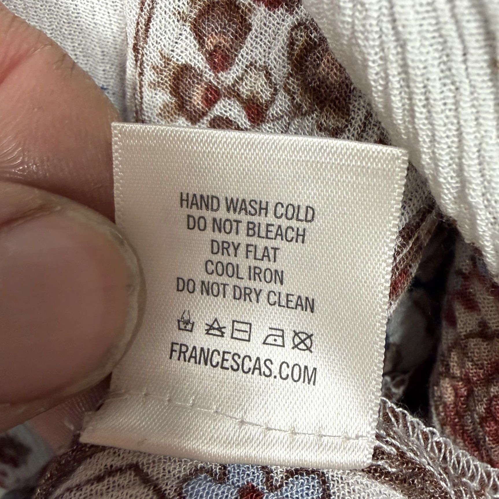 Vintage Francesca's Kimono Blouse S White Floral Geometric Boho Open-Front Short Kimono Sleeve Lightweight Summer Casual Women’s Shirt Size S / US 4 / IT 40 - 5 Thumbnail