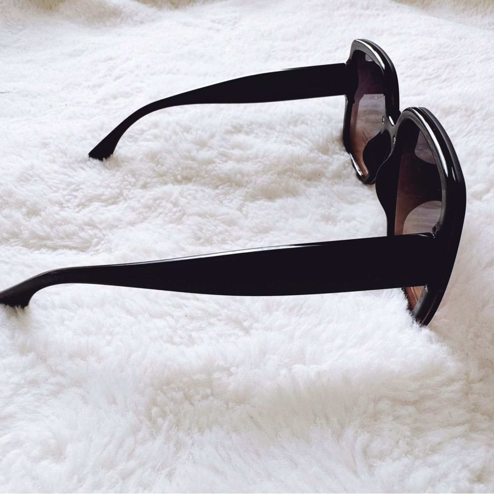 Other Abby Black Square Frame Sunglasses Size ONE SIZE - 7 Thumbnail