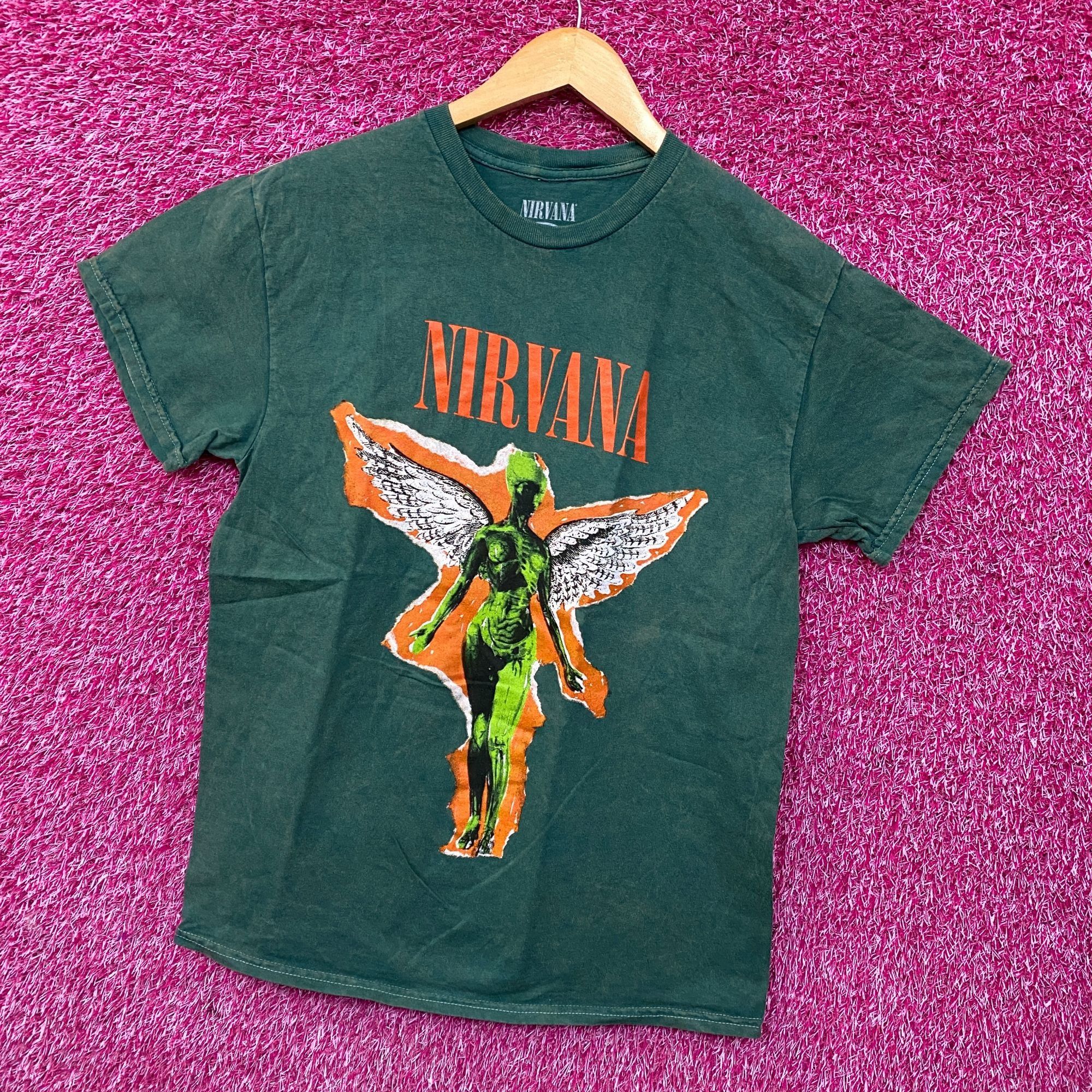 Nirvana Nirvana In Utero Album Cover Art Angel Grunge T-Shirt Medium Size US M / EU 48-50 / 2 - 3 Thumbnail