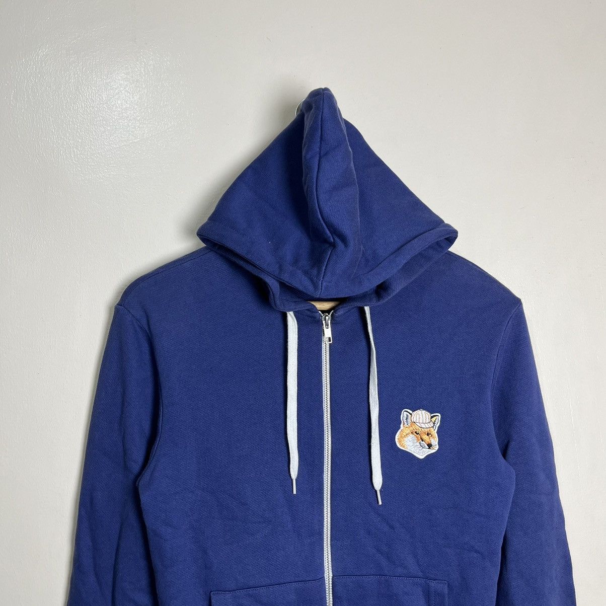 Maison Kitsune Maison Kitsune Fox Head Patch Logo Full Zip Jacket Size XS / US 0-2 / IT 36-38 - 2 Thumbnail
