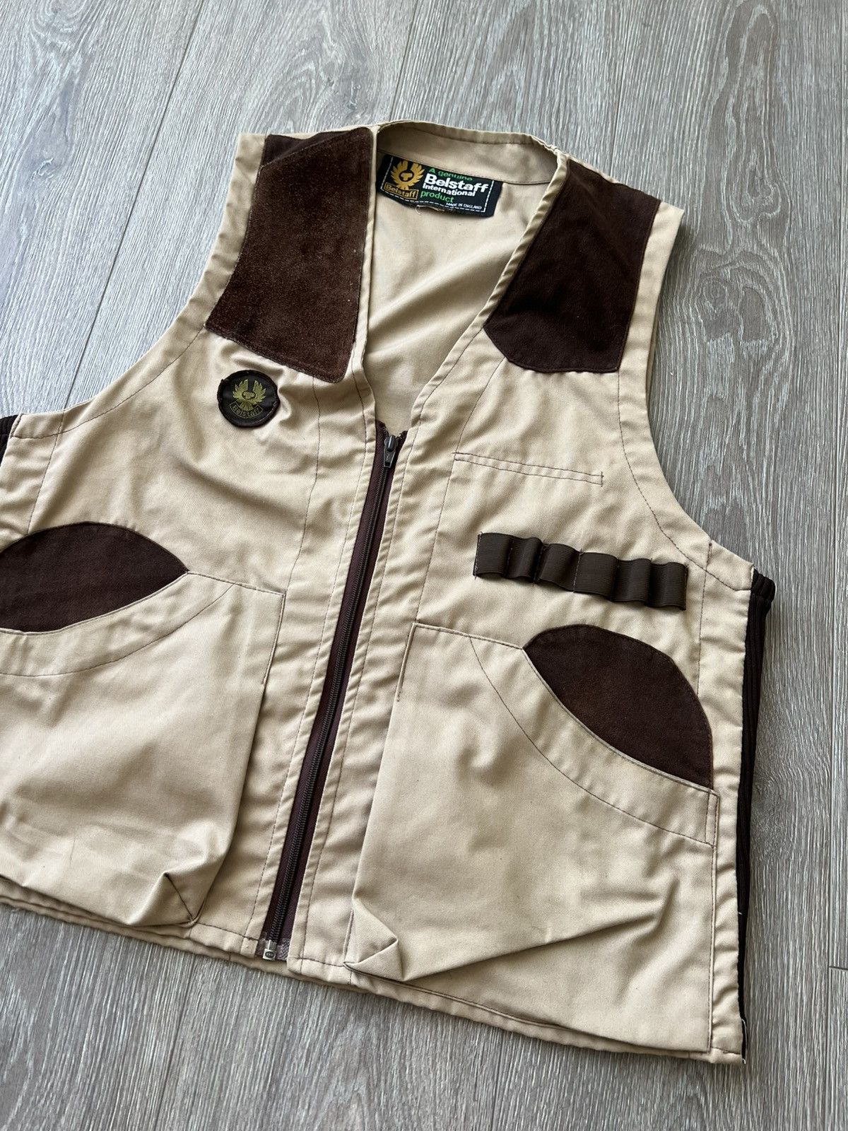 Belstaff × Vintage Vintage Belstaff Vest Size US L / EU 52-54 / 3 - 3 Thumbnail
