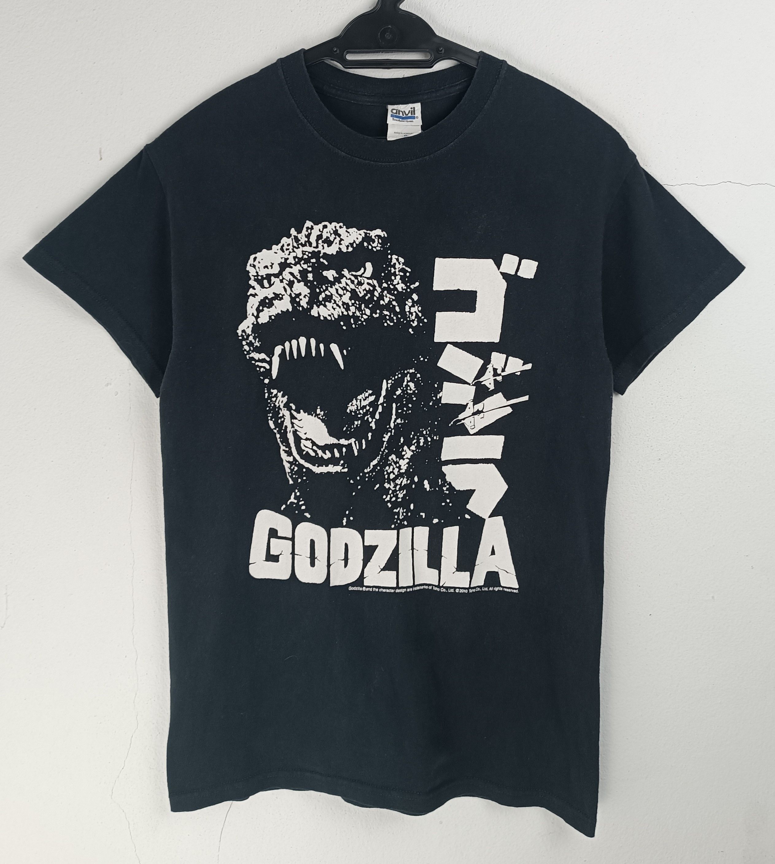 Vintage VINTAGE 2010 GODZILLA FADED TEE SHIN MECHA GOJIRA KONG Size US S / EU 44-46 / 1 - 3 Thumbnail