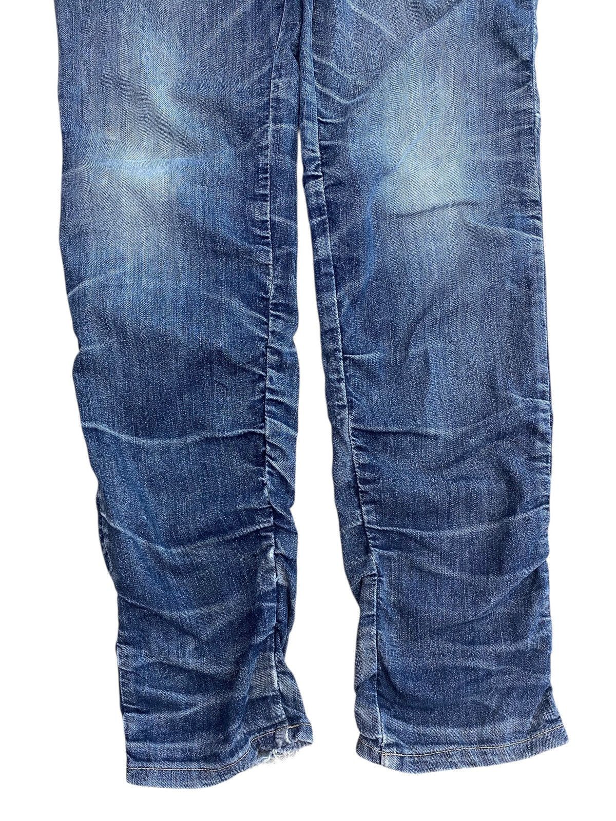 Japanese Brand Japanese Brand Whiskers Fades Style Stacked Look Jeans Size US 33 - 9 Thumbnail