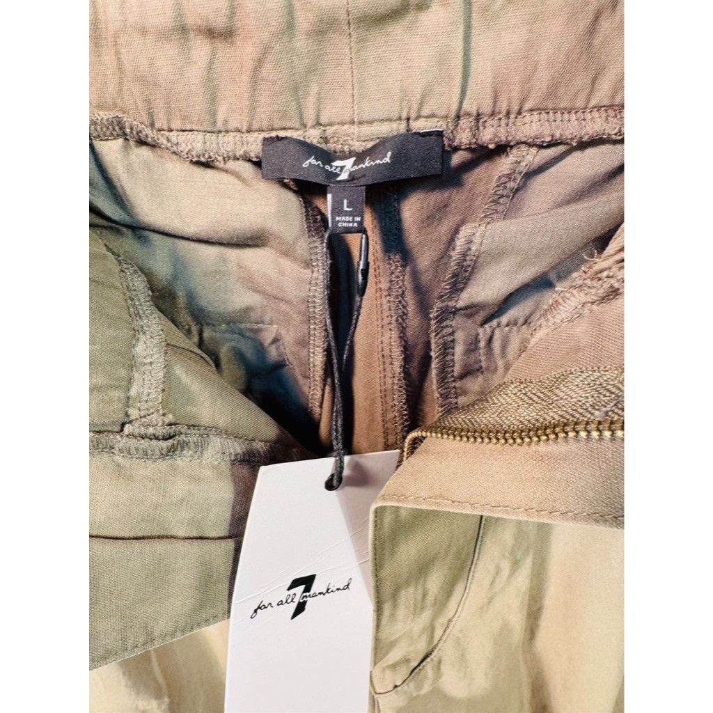 7 For All Mankind Women’s Seven For All Mankind Olive Green Jeans High Waisted Size 37" - 3 Thumbnail