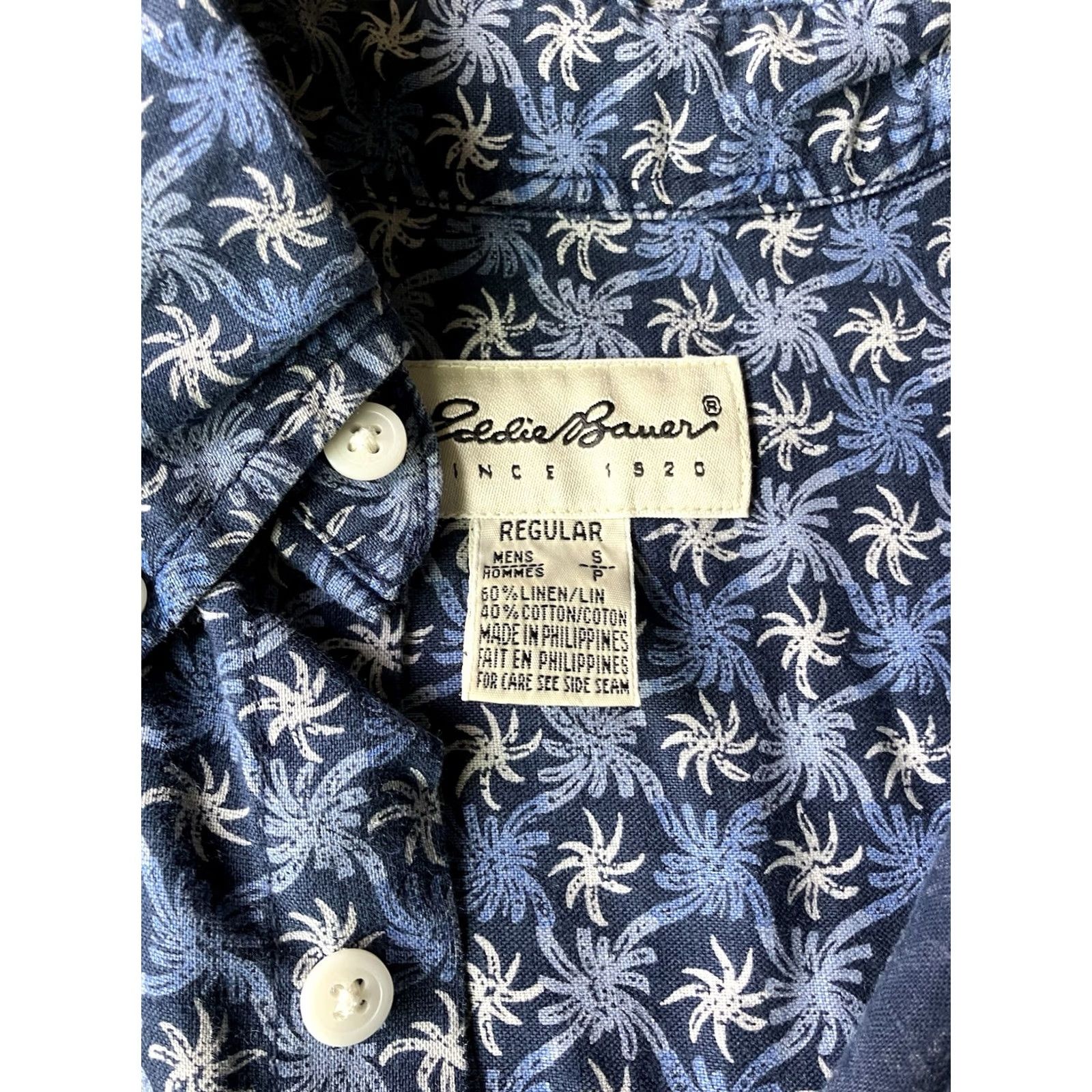 Eddie Bauer VINTAGE Eddie Bauer Shirt Button Up Short Sleeve Plaid Blue S Mens Size US S / EU 44-46 / 1 - 2 Thumbnail