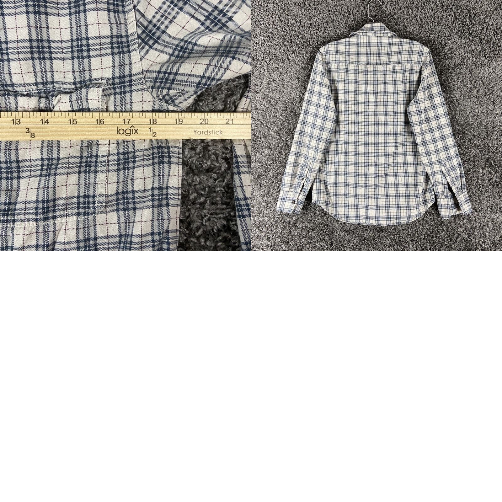Aeropostale Aeropostale Multicolor Plaid Flannel Shirt Men S Long Sleeve Size US S / EU 44-46 / 1 - 8 Thumbnail
