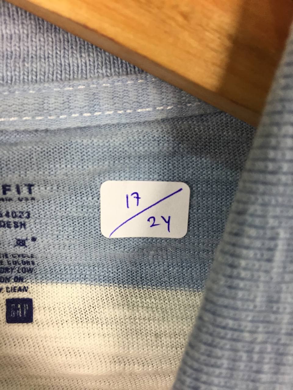 Gap GAP Athletic Fit Striped Polo Shirt Size XS Size US XS / EU 42 / 0 - 7 Thumbnail