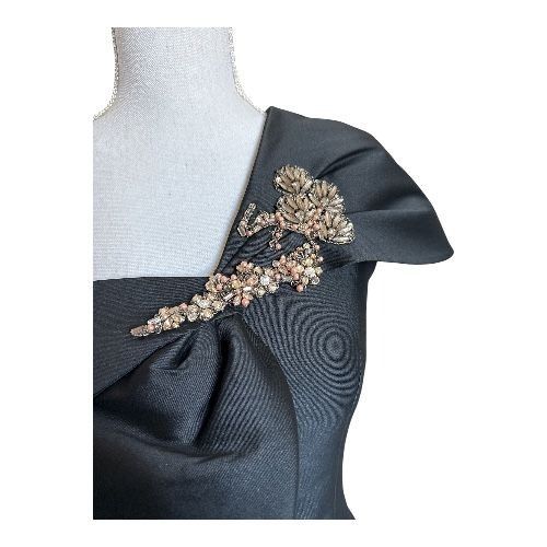 Sachin & Babi SACHIN & BABI Ines Column Gown Dress Size 4 Black Maxi Floor Size S / US 4 / IT 40 - 5 Thumbnail