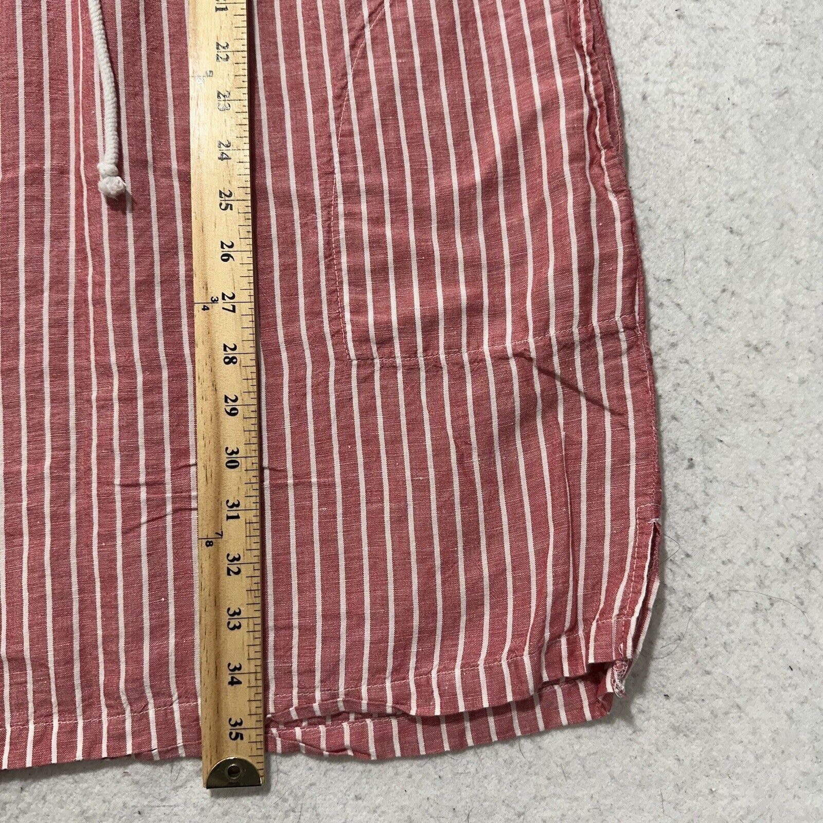 Other Mododoc Medium Linen Blend T Shirt Dress V-Neck Drawstring Size M / US 6-8 / IT 42-44 - 9 Thumbnail