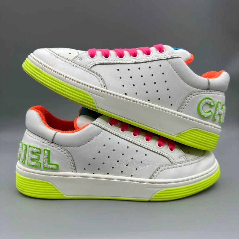 Chanel Chanel Colorful Sport Sneakers with Logo -2505 Size US 6.5 / IT 36.5 - 2 Thumbnail