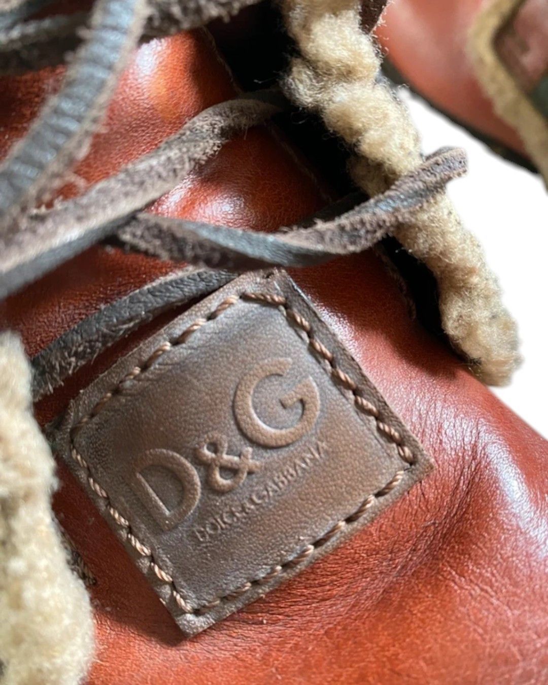 Dolce & Gabbana MOUNTAIN ASSAULT LEATHER BOOTS Size US 10 / EU 43 - 7 Thumbnail