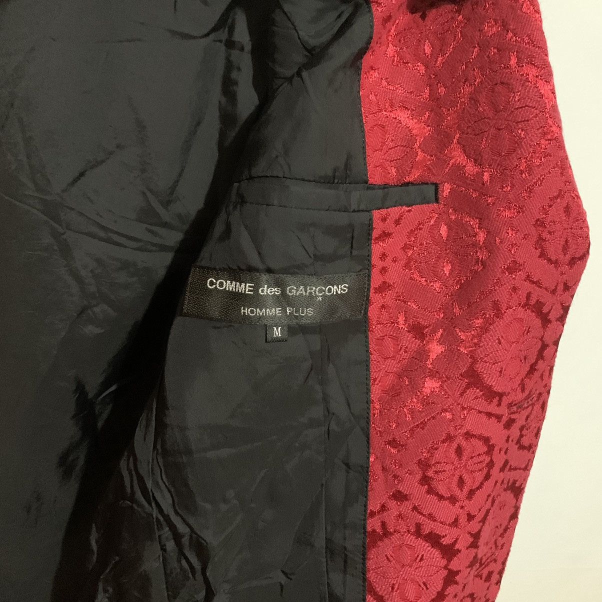 Comme des Garcons Homme Plus Comme des Garcons Homme Plus FW13 Brocade Tassel Blazer Size 38R - 19 Thumbnail
