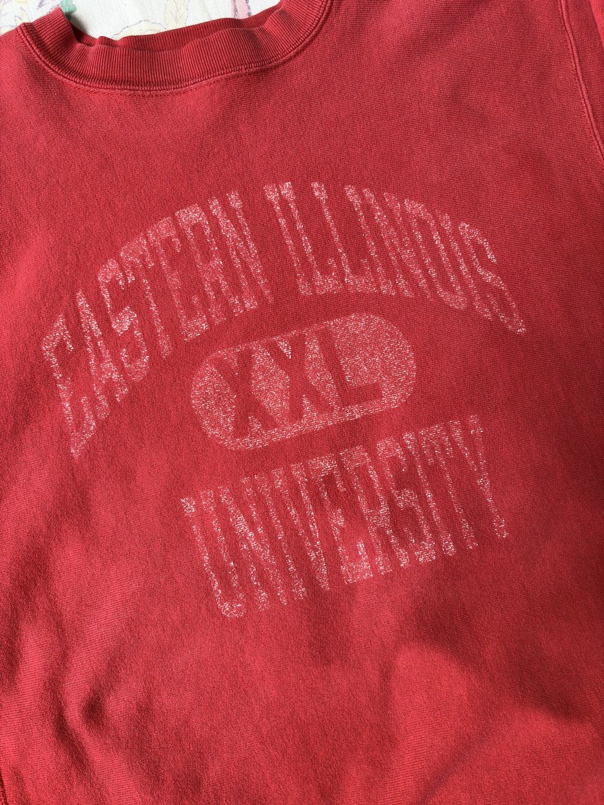 Champion Vintage 80s Eastern Illinois Champion reverse weave crewneck Size US XXL / EU 58 / 5 - 2 Thumbnail