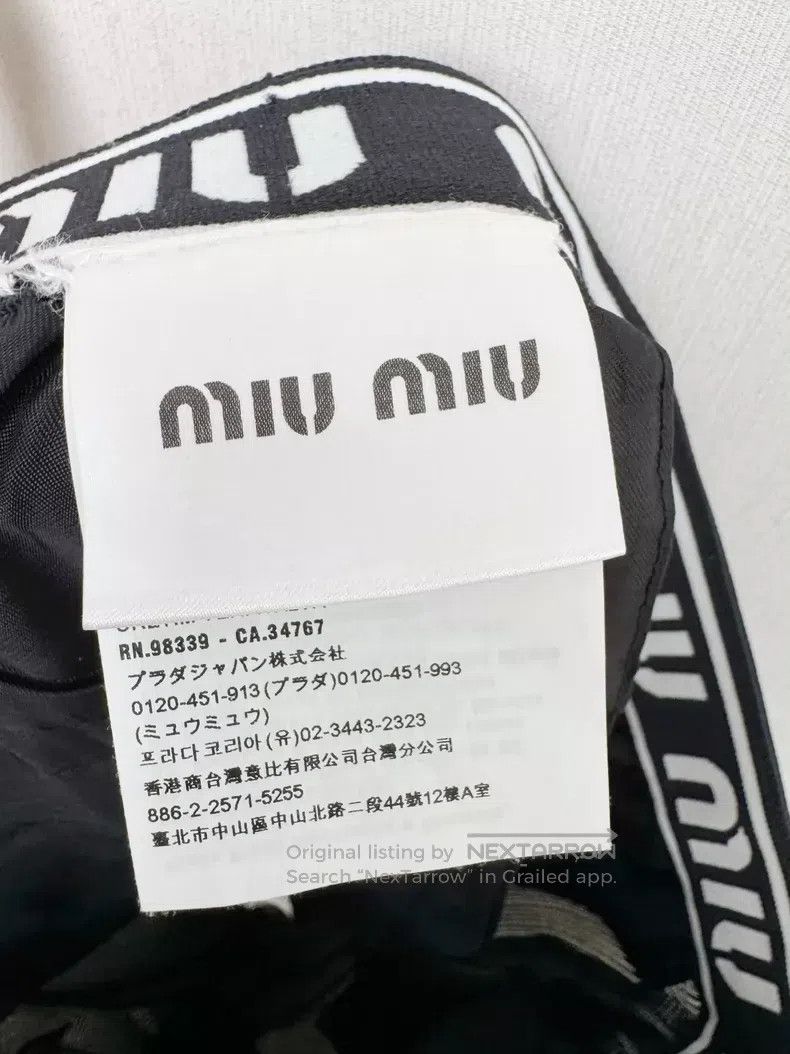 Miu Miu Miu Miu 42 Grey plaid slacks Size 41" - 5 Thumbnail