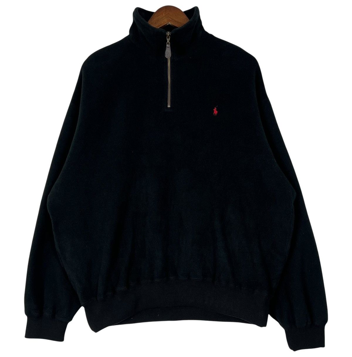 Polo Ralph Lauren × RRL Ralph Lauren × Vintage Vintage Polo RL Pull Over Fleece Size US L / EU 52-54 / 3 - 1 Thumbnail