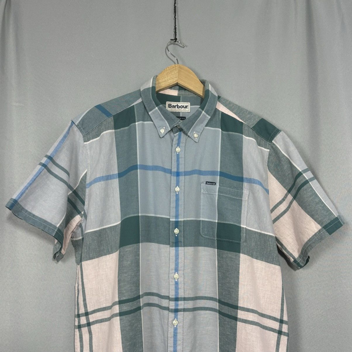 Barbour Barbour shirt streetwear button up xl casual rare Size US XL / EU 56 / 4 - 2 Thumbnail
