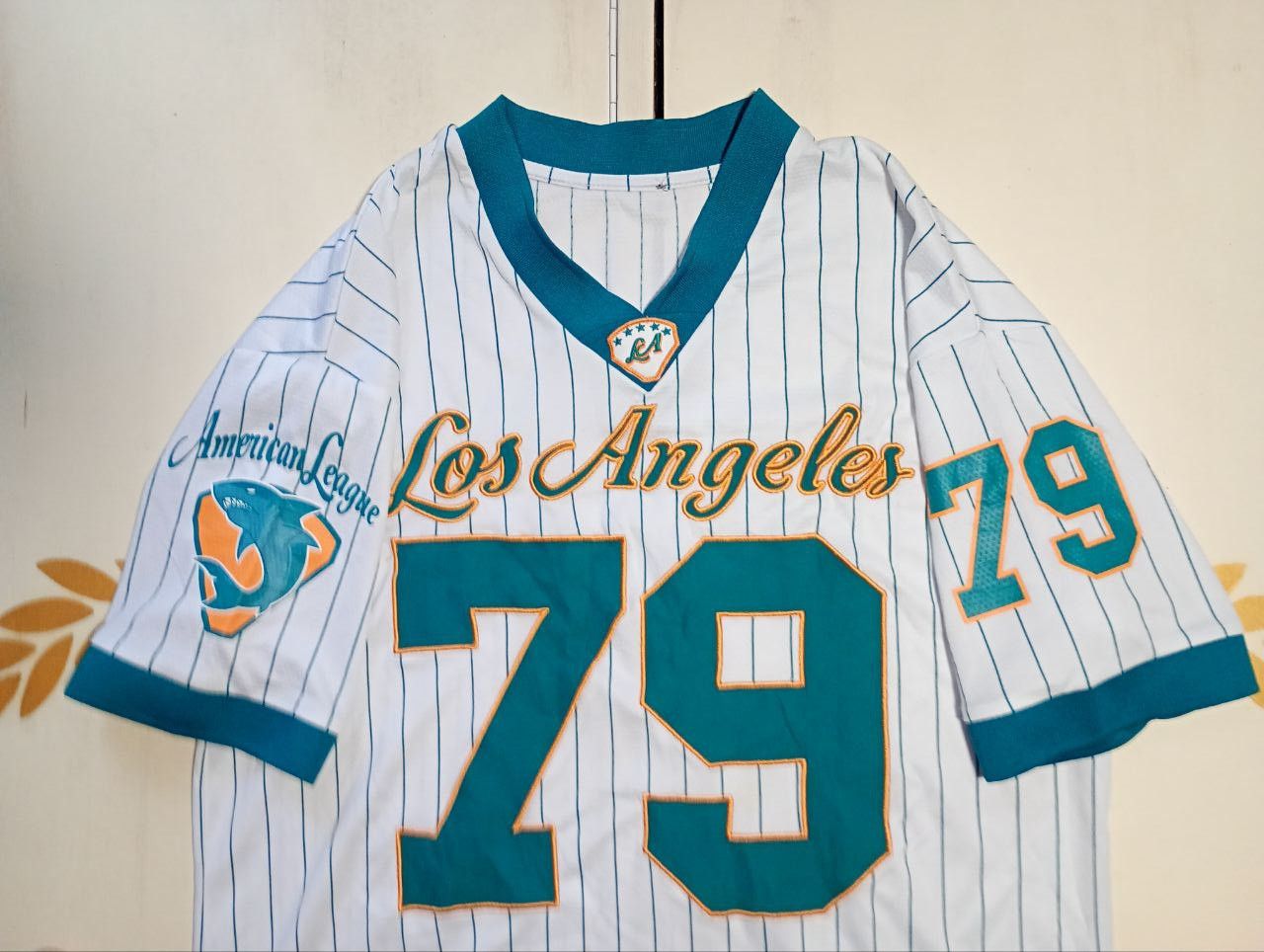 NFL FB Sister Los Angeles American League #79 Football Jersey Size US L / EU 52-54 / 3 - 9 Thumbnail