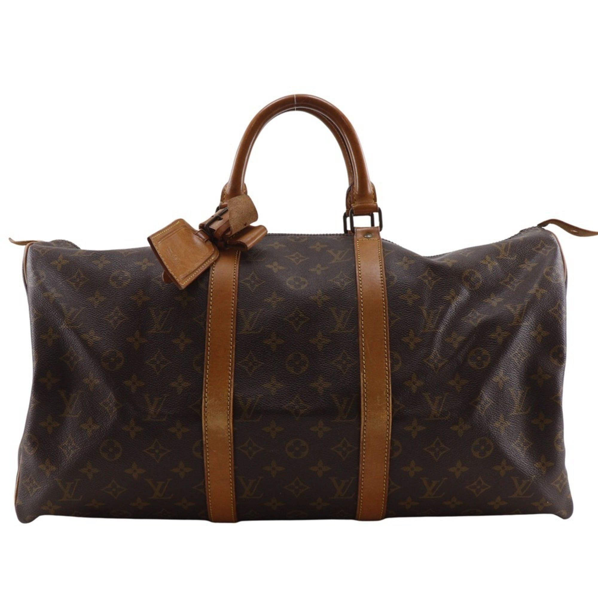 Louis Vuitton Louis Vuitton Keepall 50 Boston Bag Vintage M41426 Monogram Canvas 1982 Brown 822 A4 Zipper Unisex Size ONE SIZE - 1 Thumbnail