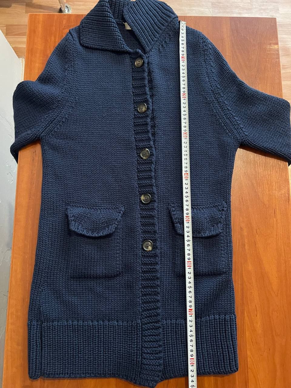 Total Luxury Spa $1600 RRP CRIMSON PARIS BY SCAGLIONE NAVY CLASSIC CARDIGAN L Size L / US 10 / IT 46 - 14 Thumbnail