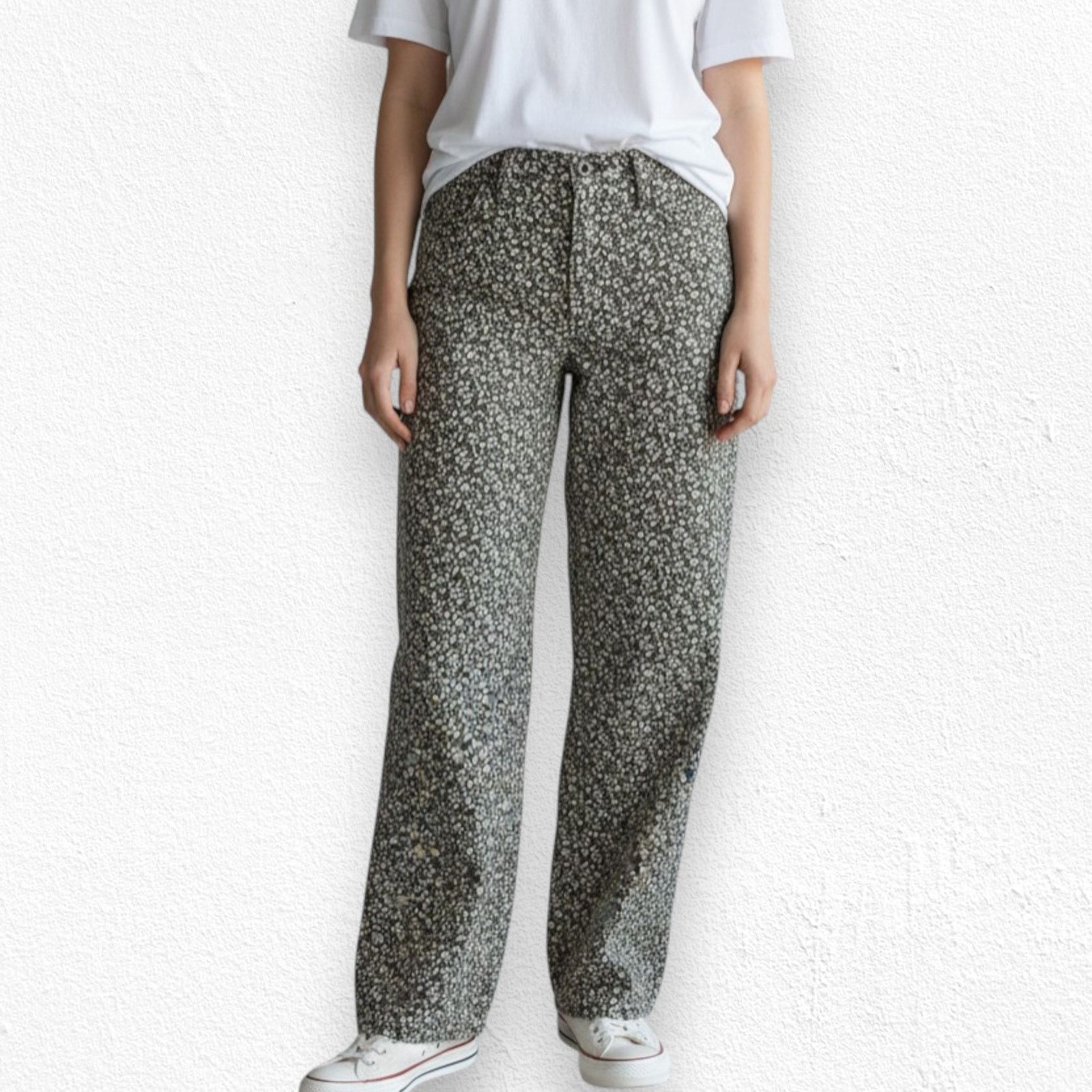 Levi's Levi's Floral Baggy Dad Jeans Size 26 Size 26" / US 2 / IT 38 - 3 Thumbnail