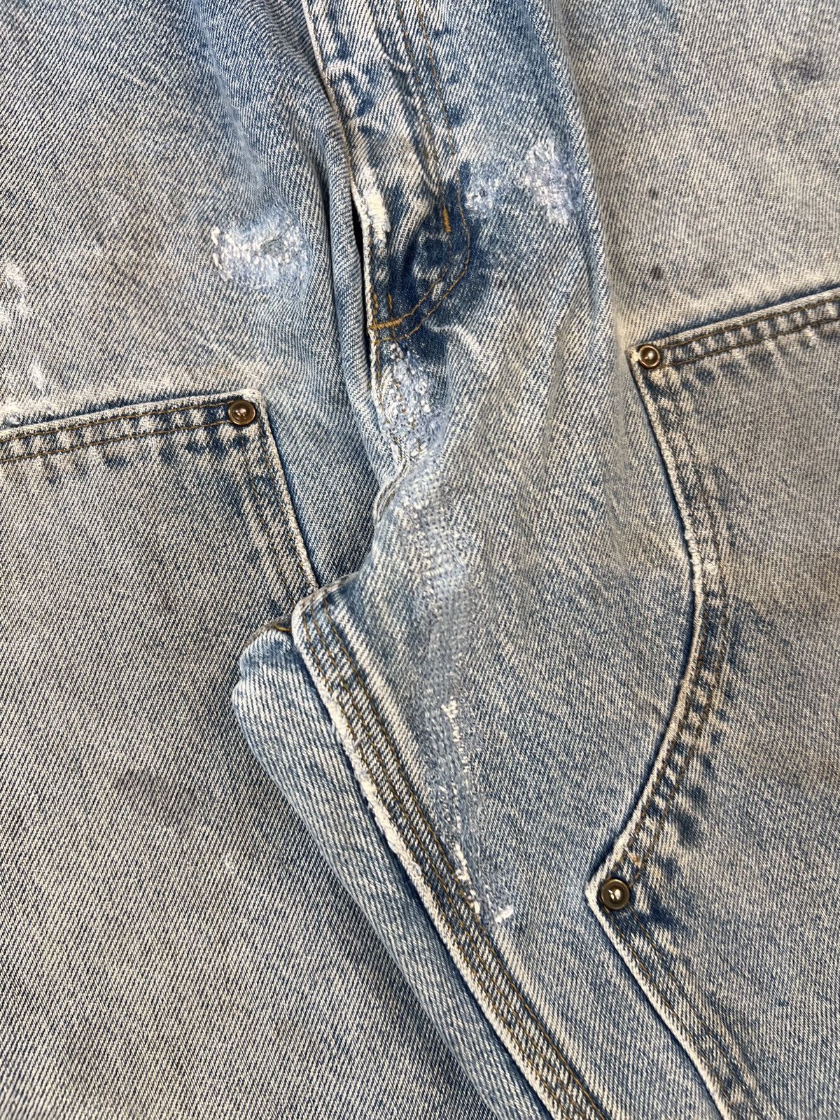 Carhartt Vintage Carhartt B136 dst double knee denim Size US 40 / EU 56 - 4 Thumbnail