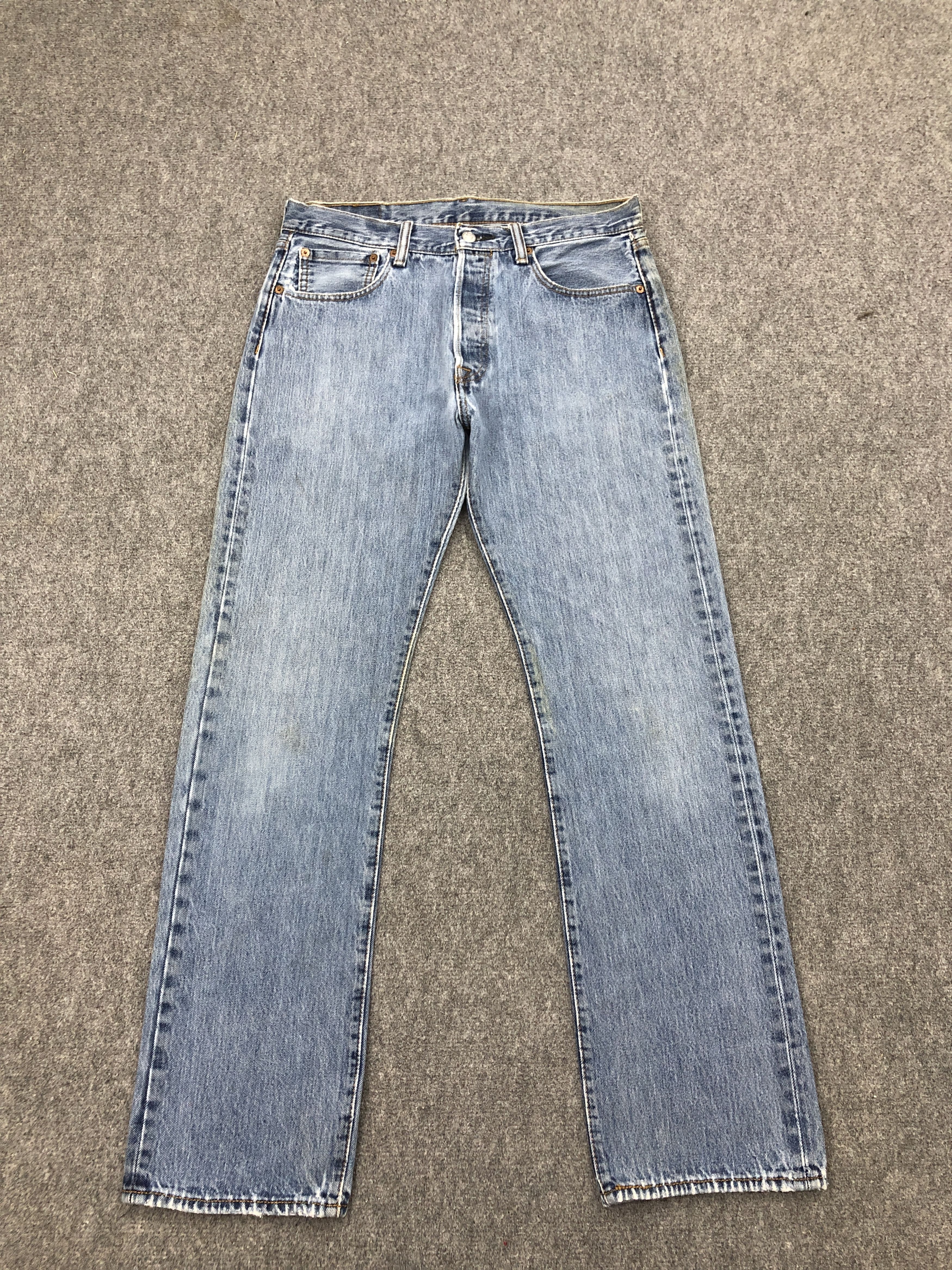 Levi's × Vintage Vintage Levi's 501 Light Blue Denim Jeans Size US 31 - 1 Thumbnail
